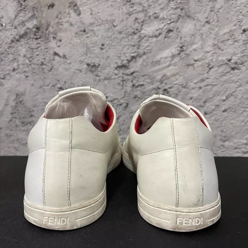 Fendi Fendi Sneakers with Red and Black Design Size US 9 / EU 42 - 3 Thumbnail
