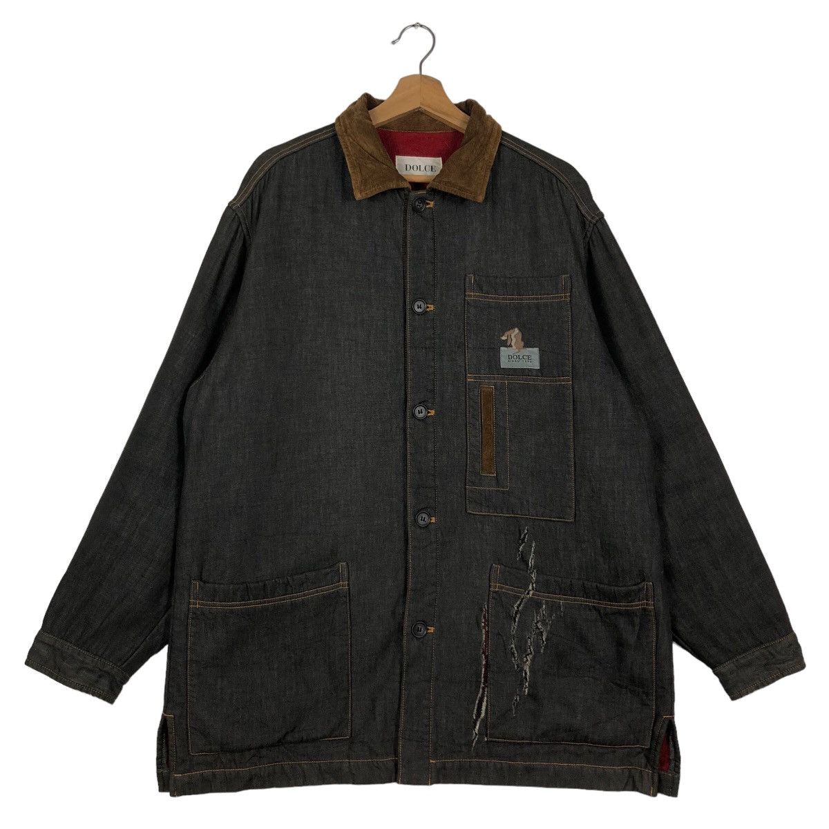 Japanese Brand 🔥Vintage Hikory Chore Jacket Dolce Japan Issey Miyake Size US M / EU 48-50 / 2 - 1 Thumbnail