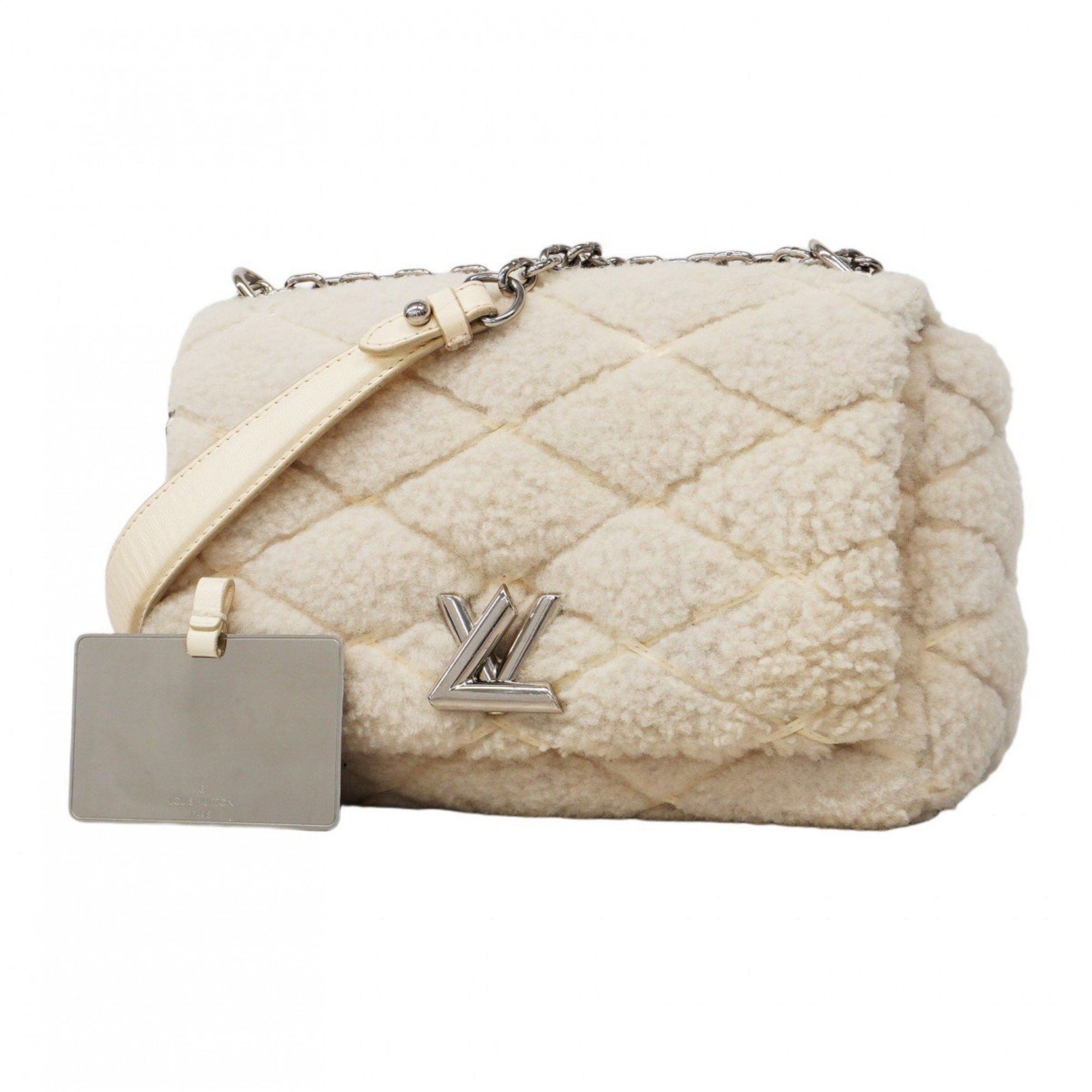 Louis Vuitton Shoulder Bag Twist Lock White Ladies, Women's
