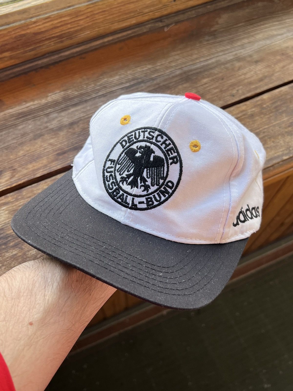 Adidas Vintage Y2K 90s Deutscher Fussball Bund Home Adidas Cap Size ONE SIZE - 1 Thumbnail
