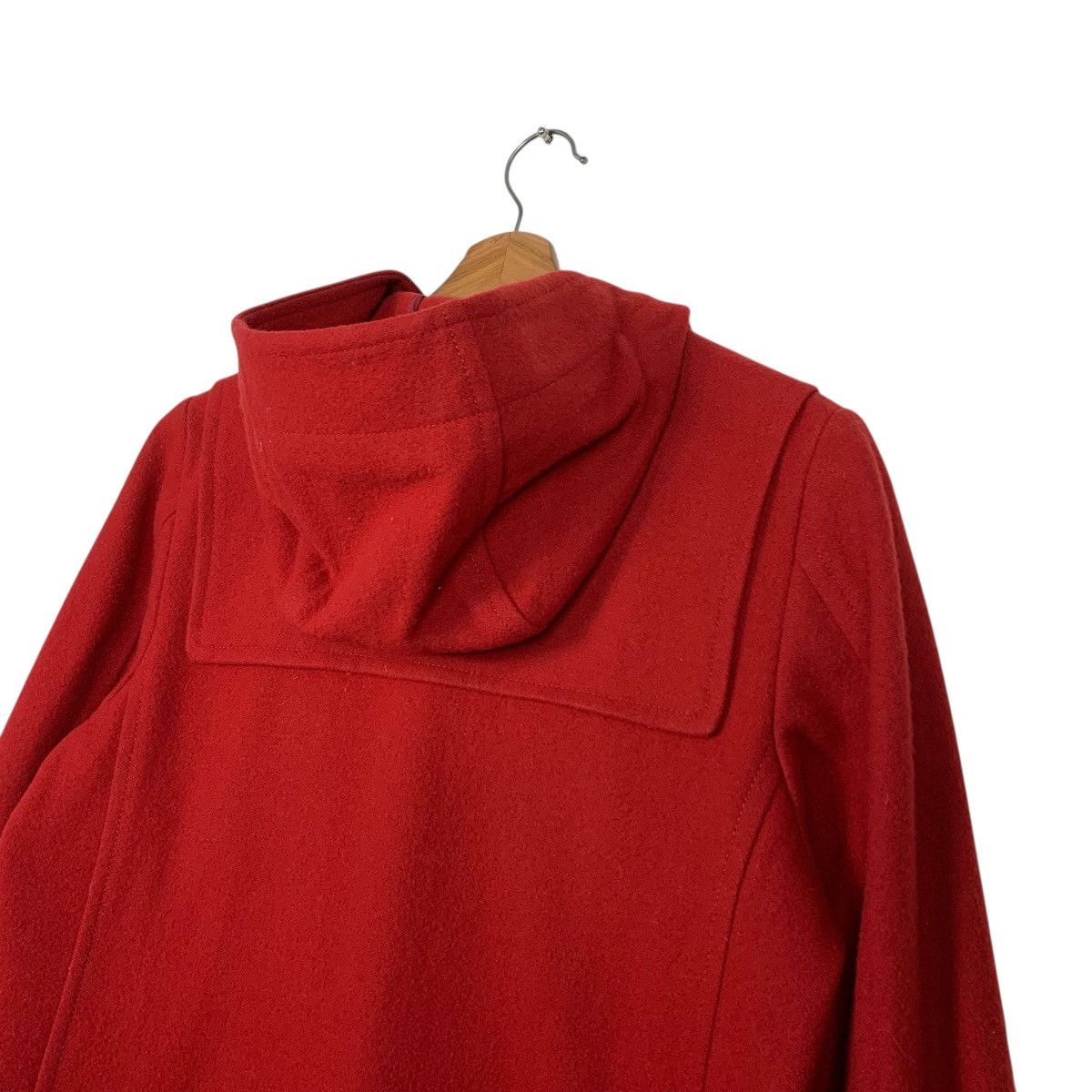Japanese Brand Ined Red Duffle Coat Size M / US 6-8 / IT 42-44 - 9 Thumbnail