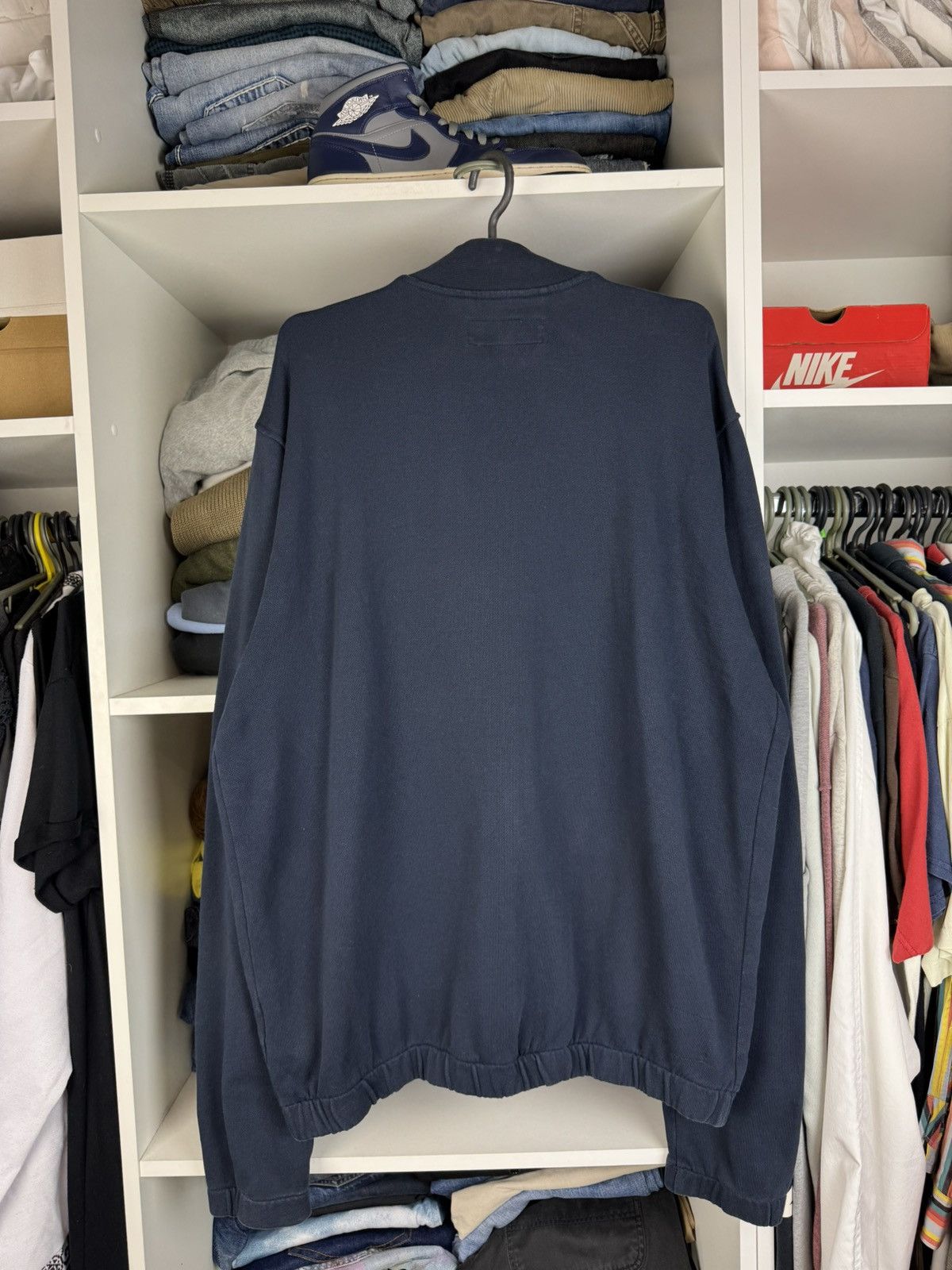 Universal Works Universal Works Navy K Track Top Zip Jacket Sweater Mens Size US XL / EU 56 / 4 - 18 Thumbnail