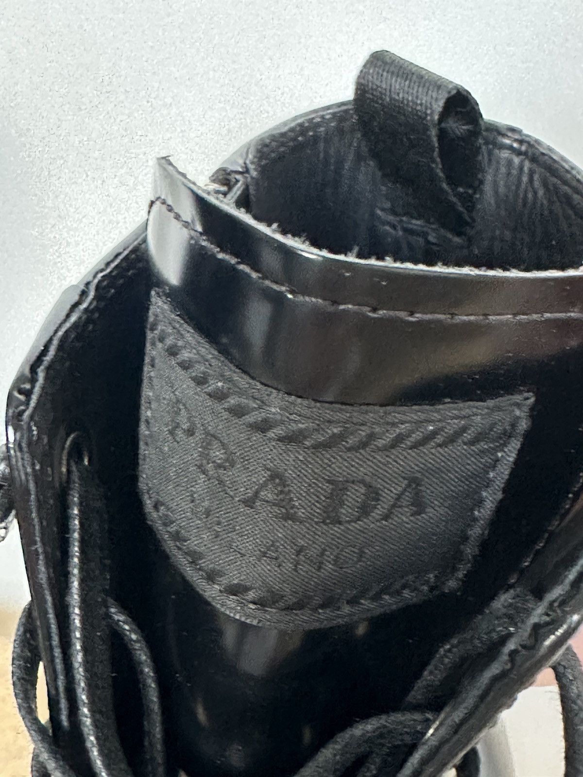 Designer × Prada Prada Leather Combat Boots Size US 6.5 / IT 36.5 - 7 Thumbnail