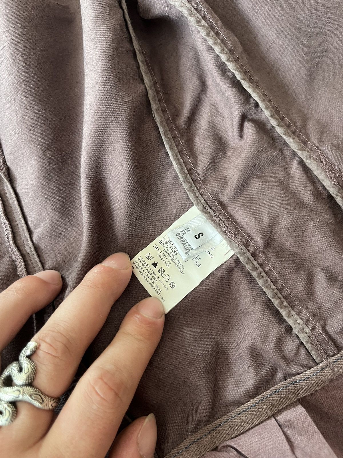Marithe + Francois Girbaud Vintage Marithe Francois Girbaud Cotton Linen Rare Jacket Size S / US 4 / IT 40 - 9 Thumbnail