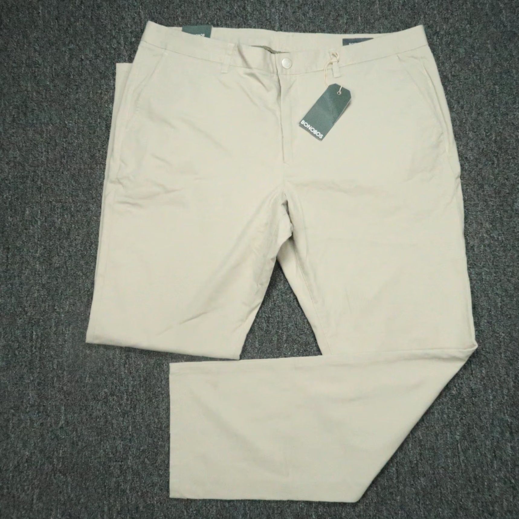 Bonobos Bonobos Pants Mens 40x32 Slim Chino Beige 40 Inseam Stretch NWT Vintage No Size US 40 / EU 56 - 2 Thumbnail