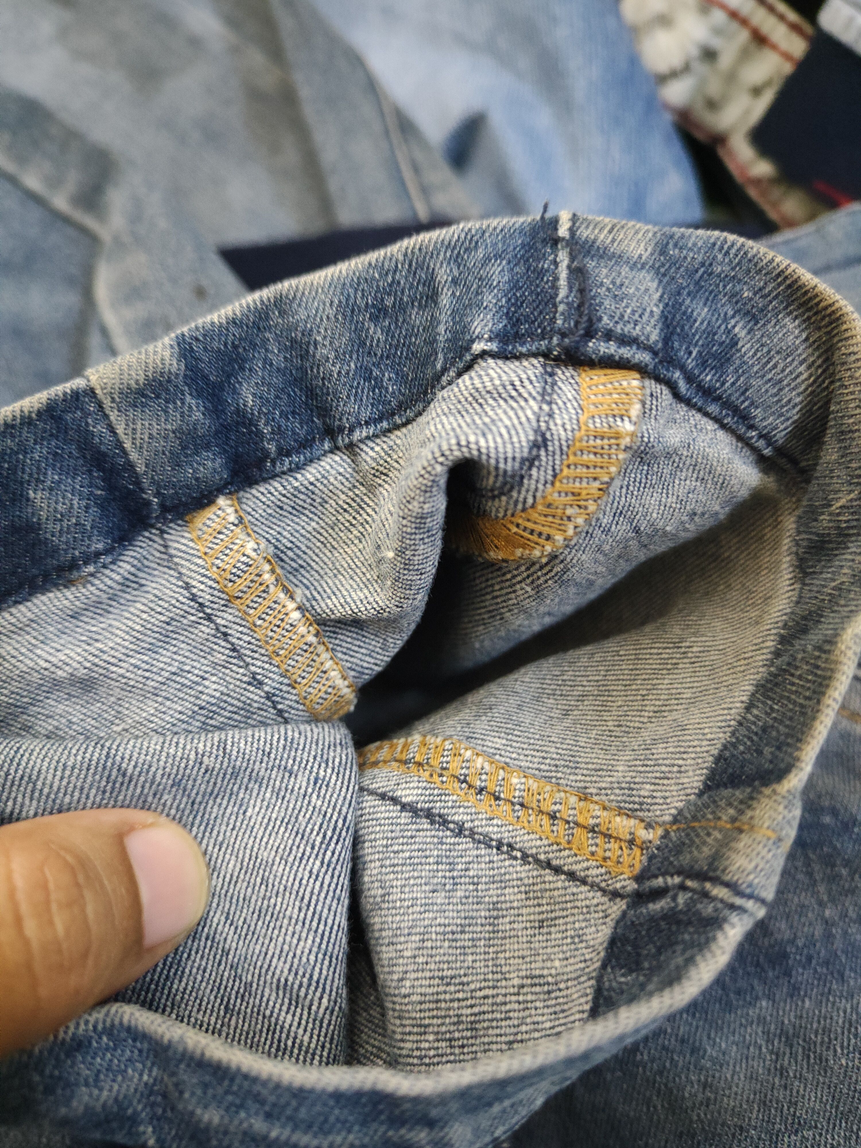 Japanese Brand FieldCore Blue Distressed Ripped Jeans #W2083 Size US 28 / EU 44 - 12 Thumbnail