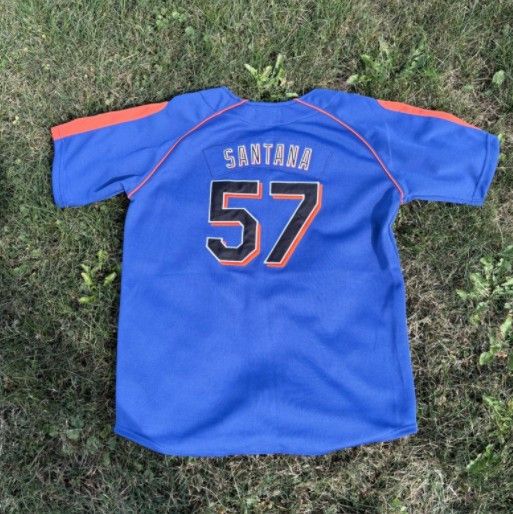 Nike New York Mets Carlos Santana #57 Jersey MLB Baseball Size US L / EU 52-54 / 3 - 9 Thumbnail