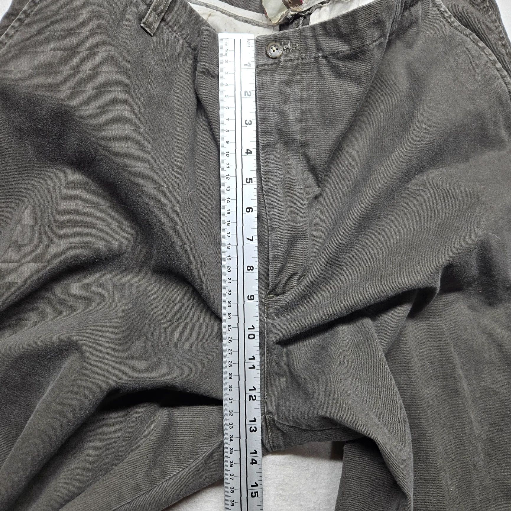 Lee Lee Khakis Chino Pants Gray Classic Fit Adult Men Size 38 x 32 Casual Cotton Spandex Straight Front Vintage No N/A Size US 38 / EU 54 - 5 Thumbnail