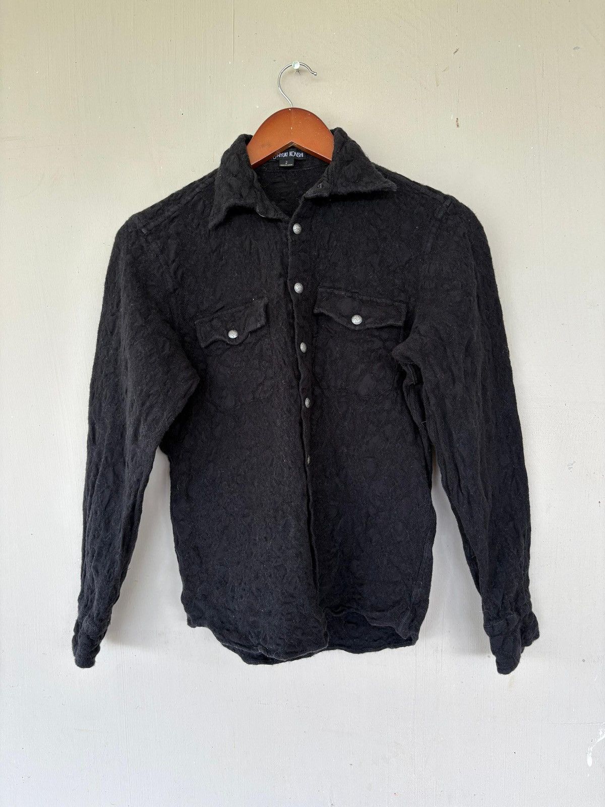 Yoshiyuki Konishi Yoshiyuki Konishi Button Up Shirt Western Style Design Size US S / EU 44-46 / 1 - 1 Thumbnail