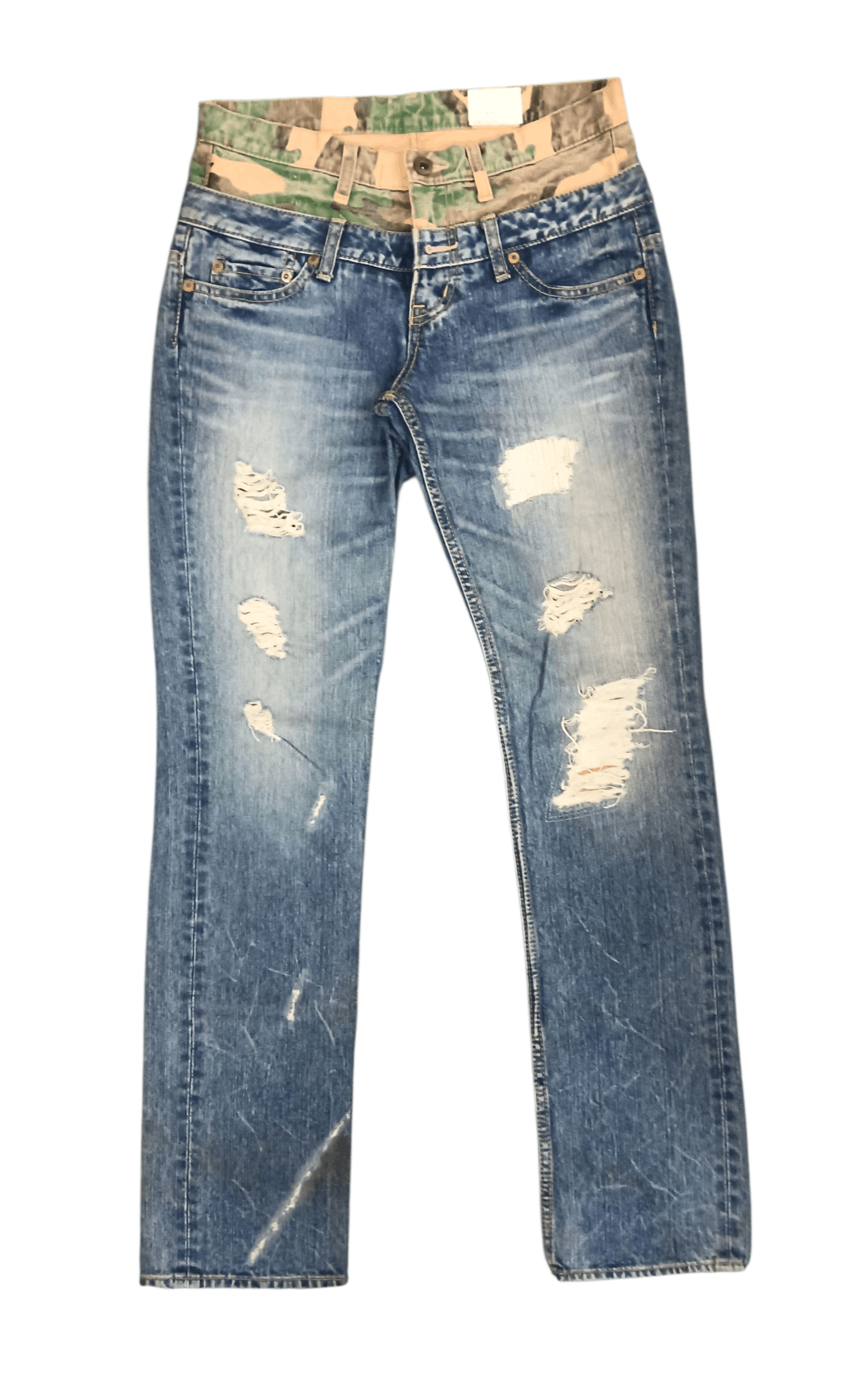 Other Distressed Jeans Double Waist Camo Size US 32 / EU 48 - 1 Thumbnail
