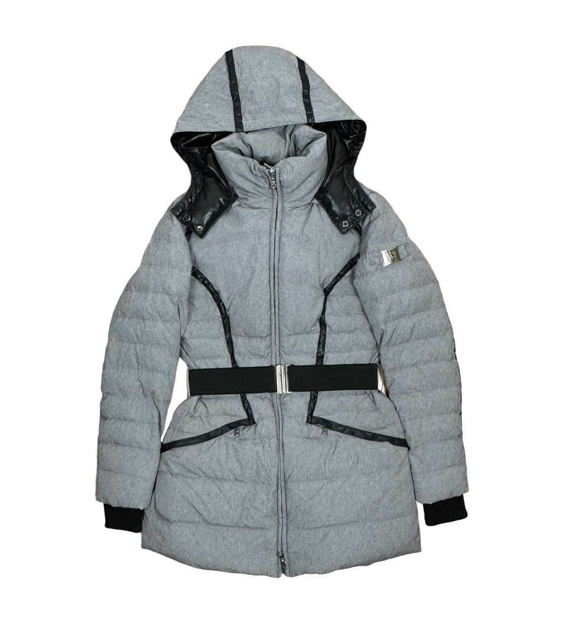 Other Who’s Who Grey Down Quilted Jacket Hooded size S Size S / US 4 / IT 40 - 14 Thumbnail