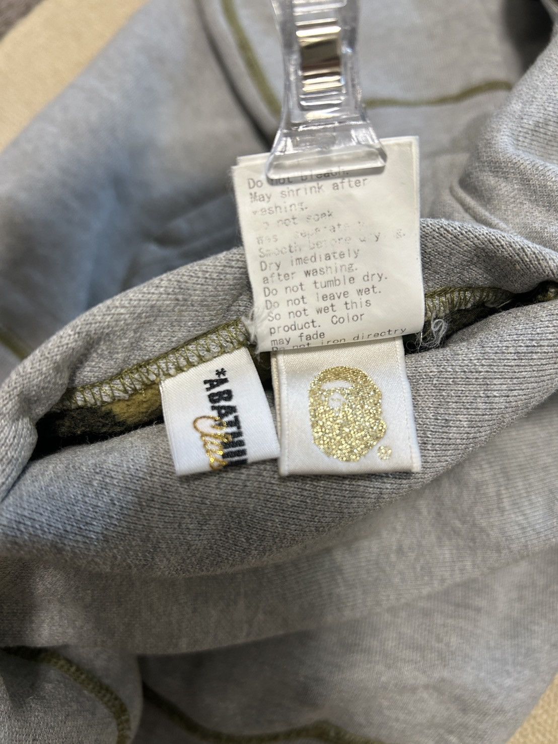 Bape Bape Reversible Green Camo Spell Out Hoodie Size US M / EU 48-50 / 2 - 5 Thumbnail