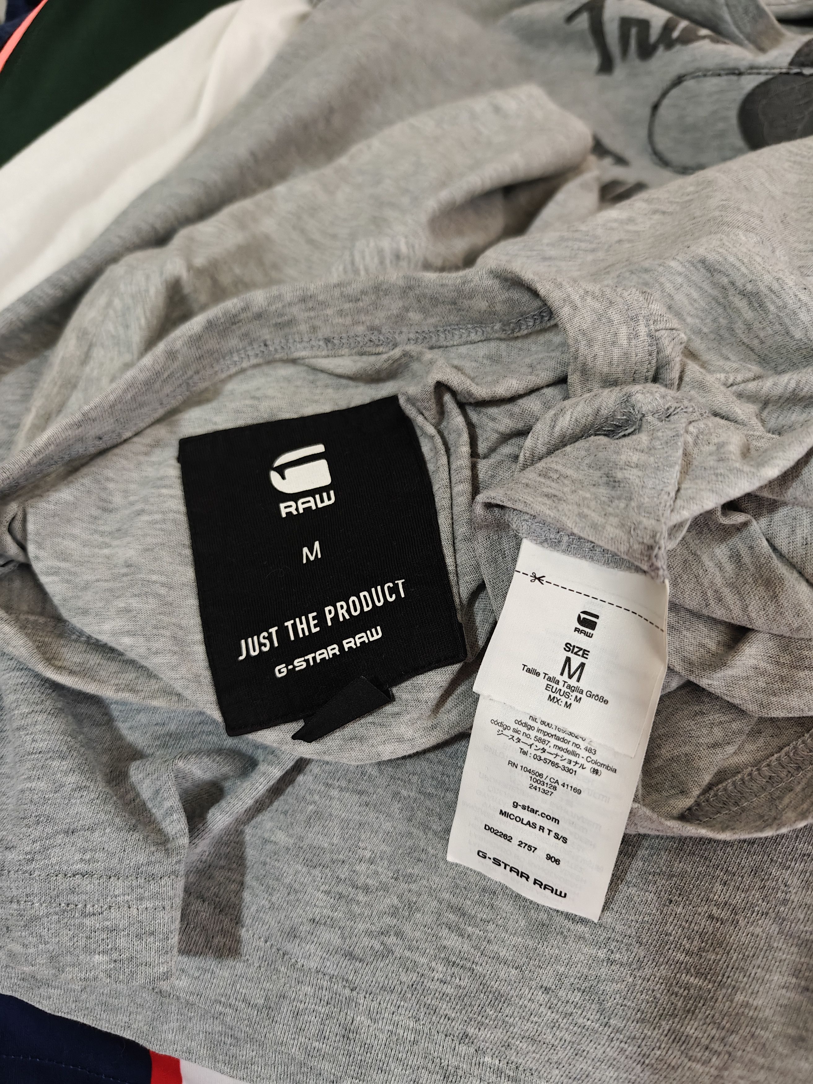 G-Star G-Star Raw T-Shirt Micolas R T Tee Crewneck Gray size M Size US M / EU 48-50 / 2 - 10 Thumbnail