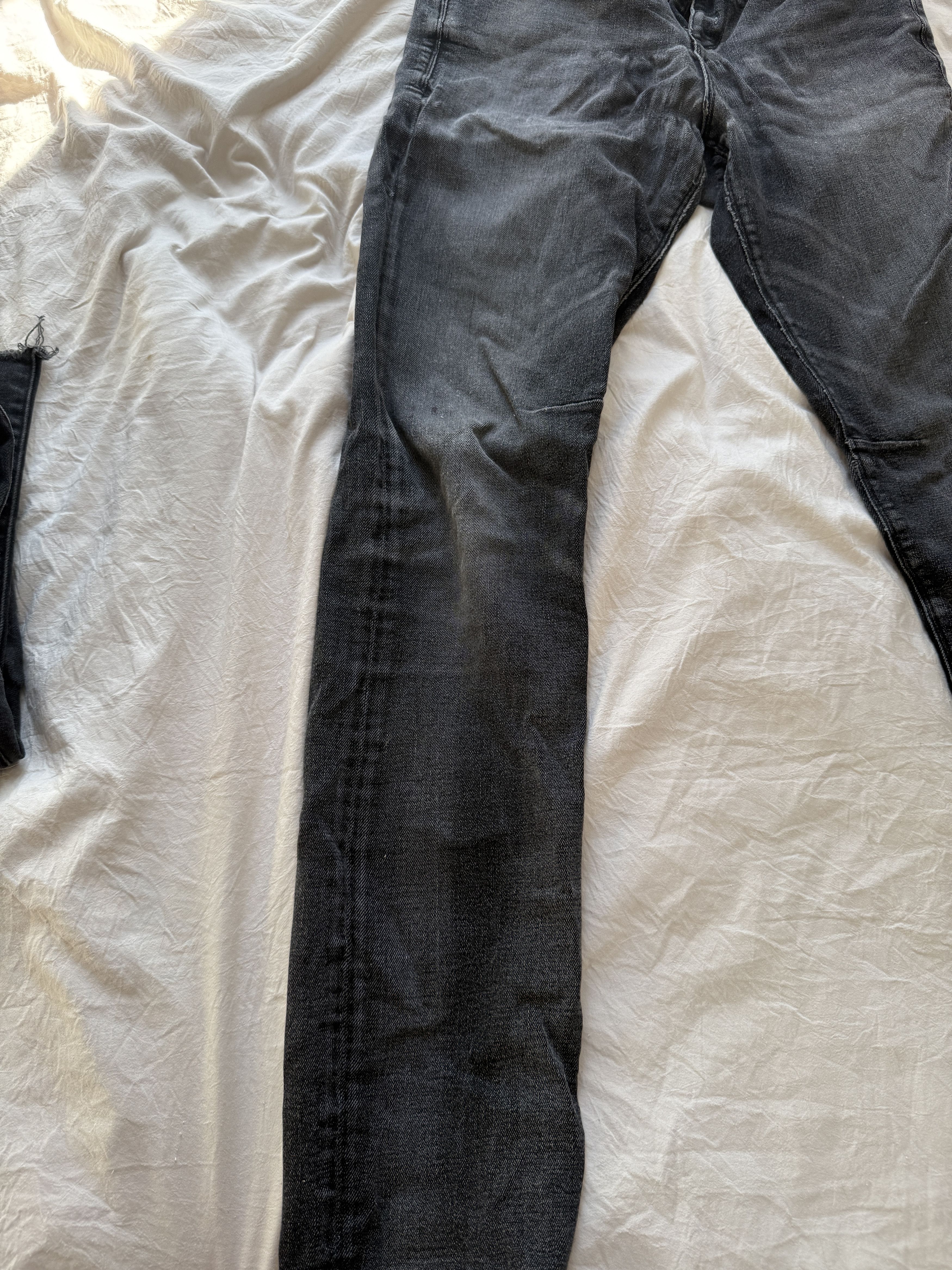 Rta BRYANT SKINNY JEAN | BLACK FADED DISTRESSED Size US 30 / EU 46 - 5 Thumbnail