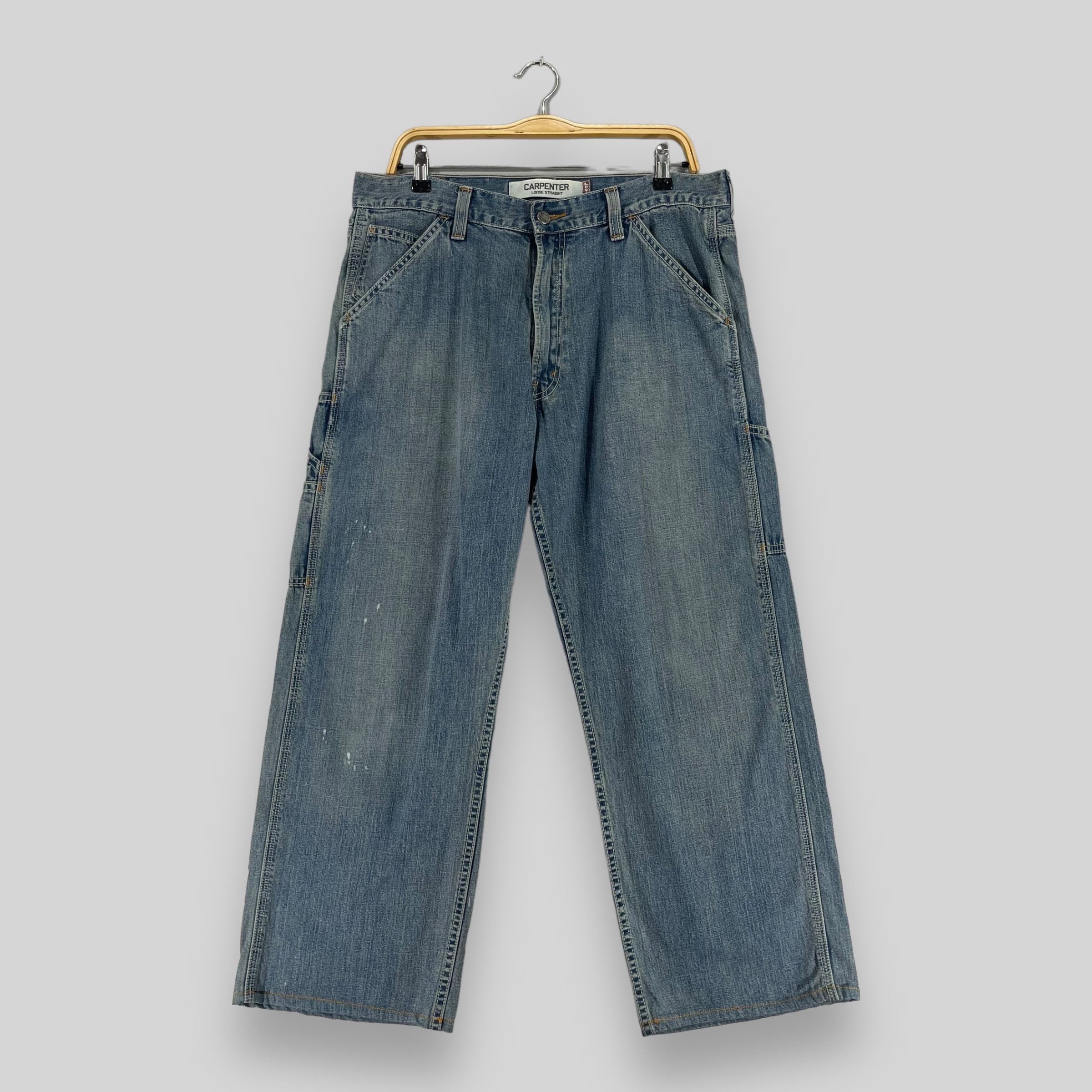 Levi's Size 34 Levis Carpenter Loose Straight Distressed Jeans Size US 34 / EU 50 - 1 Thumbnail
