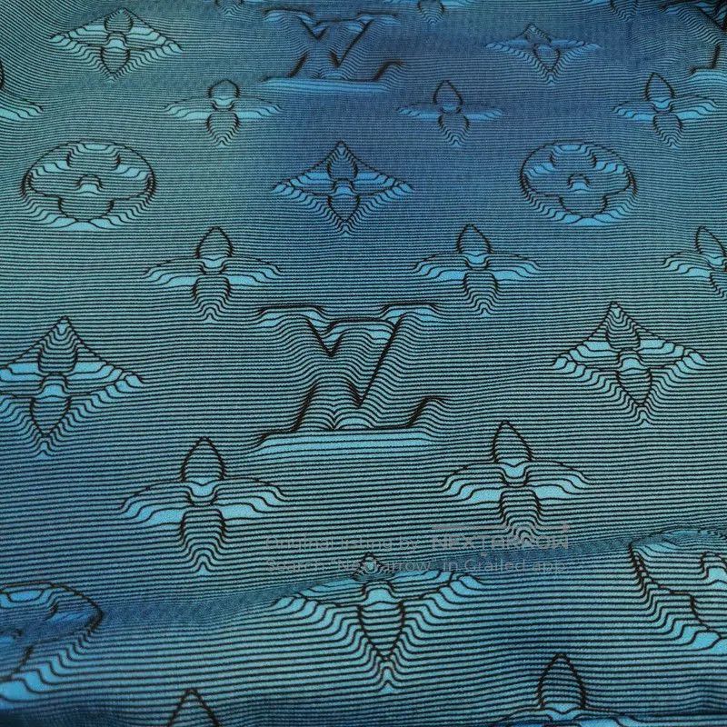 Louis Vuitton Louis Vuitton Cotton Monogram Hoodie in Medium Blue. Size US S / EU 44-46 / 1 - 1 Thumbnail