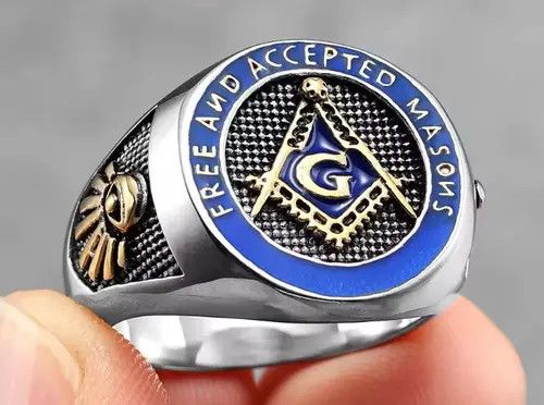 Jewelry Kimijima x Asai Masonic Freemasonry Ring (size 7-13) Size ONE SIZE - 1 Thumbnail