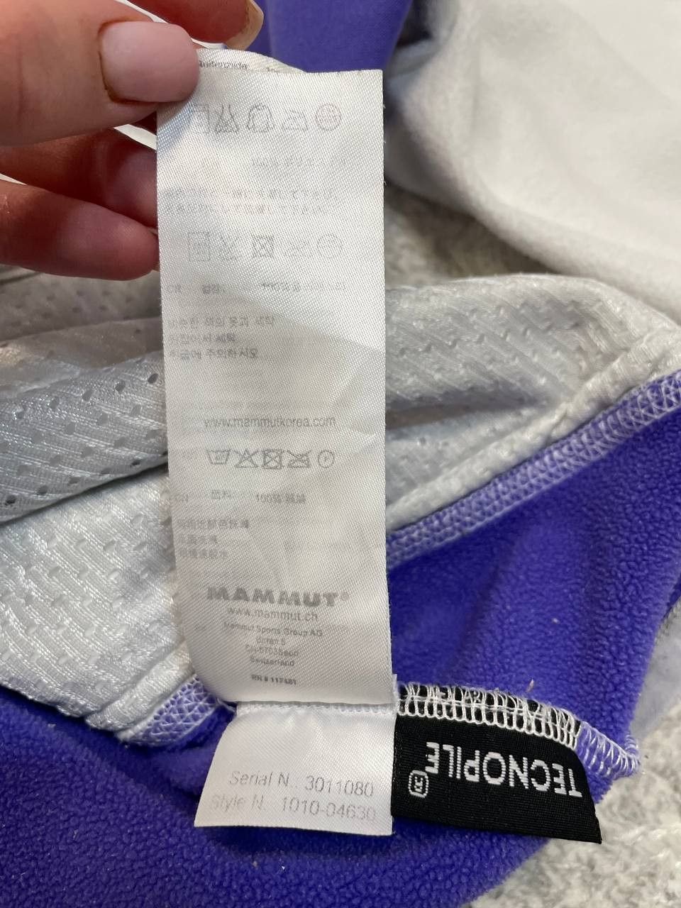 Mammut Ladies Mammut Swiss Technology White Full Zip Fleece Sweater Size XL / US 12-14 / IT 48-50 - 14 Thumbnail
