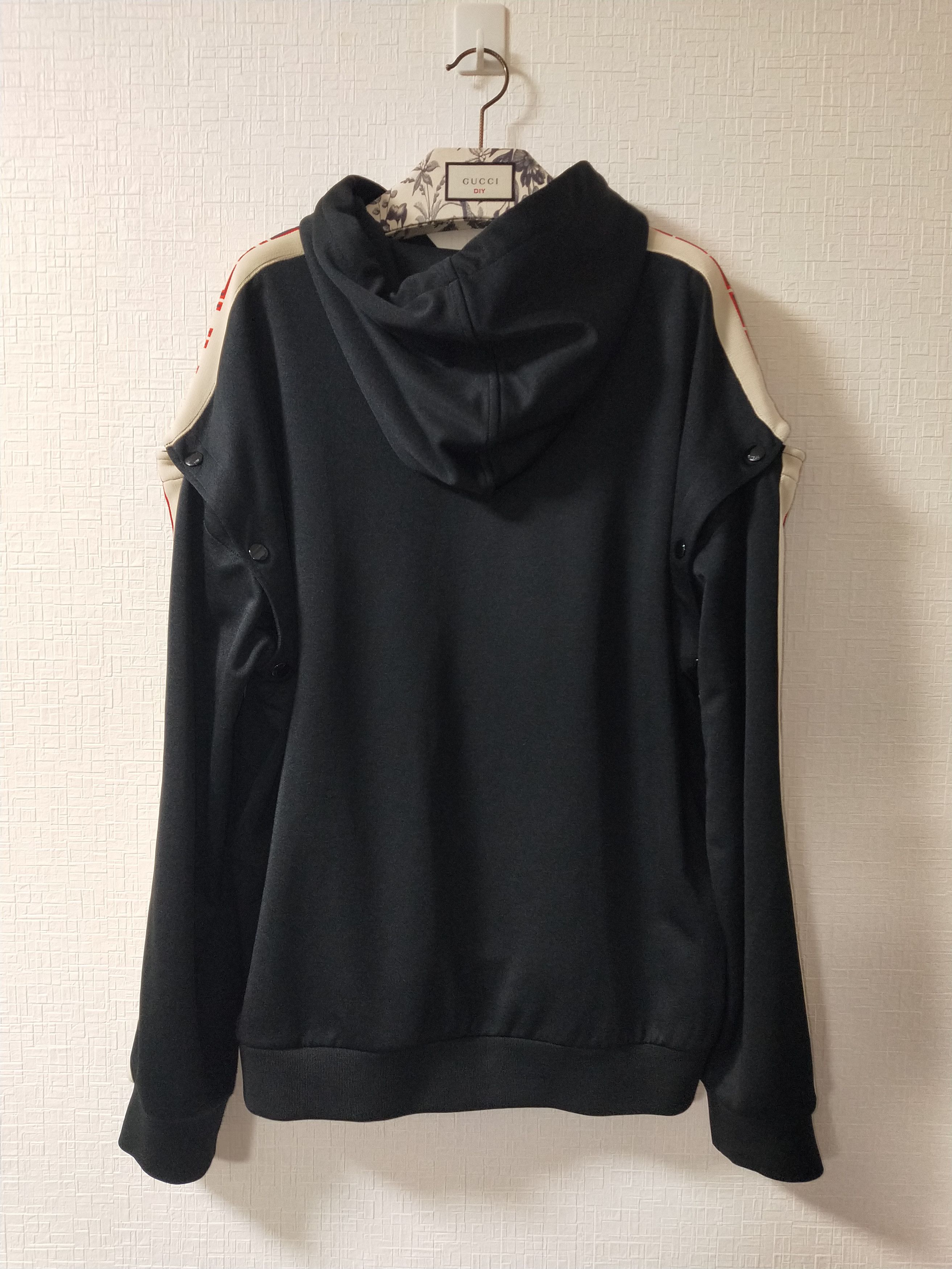 Gucci technical jersey hoodie hotsell