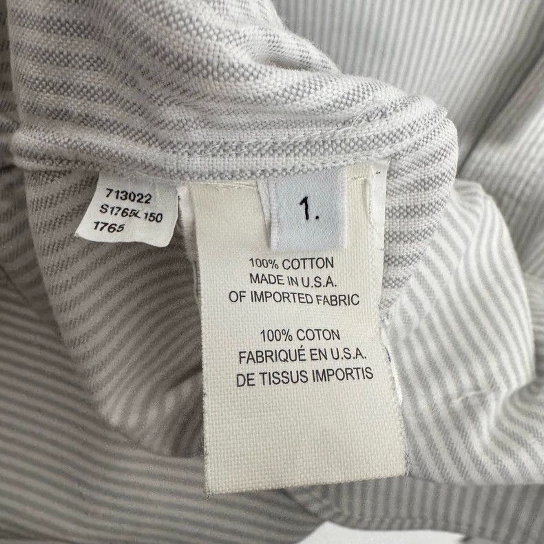 Thom Browne Thom Browne Striped two-sleeved shirt Size US S / EU 44-46 / 1 - 5 Thumbnail