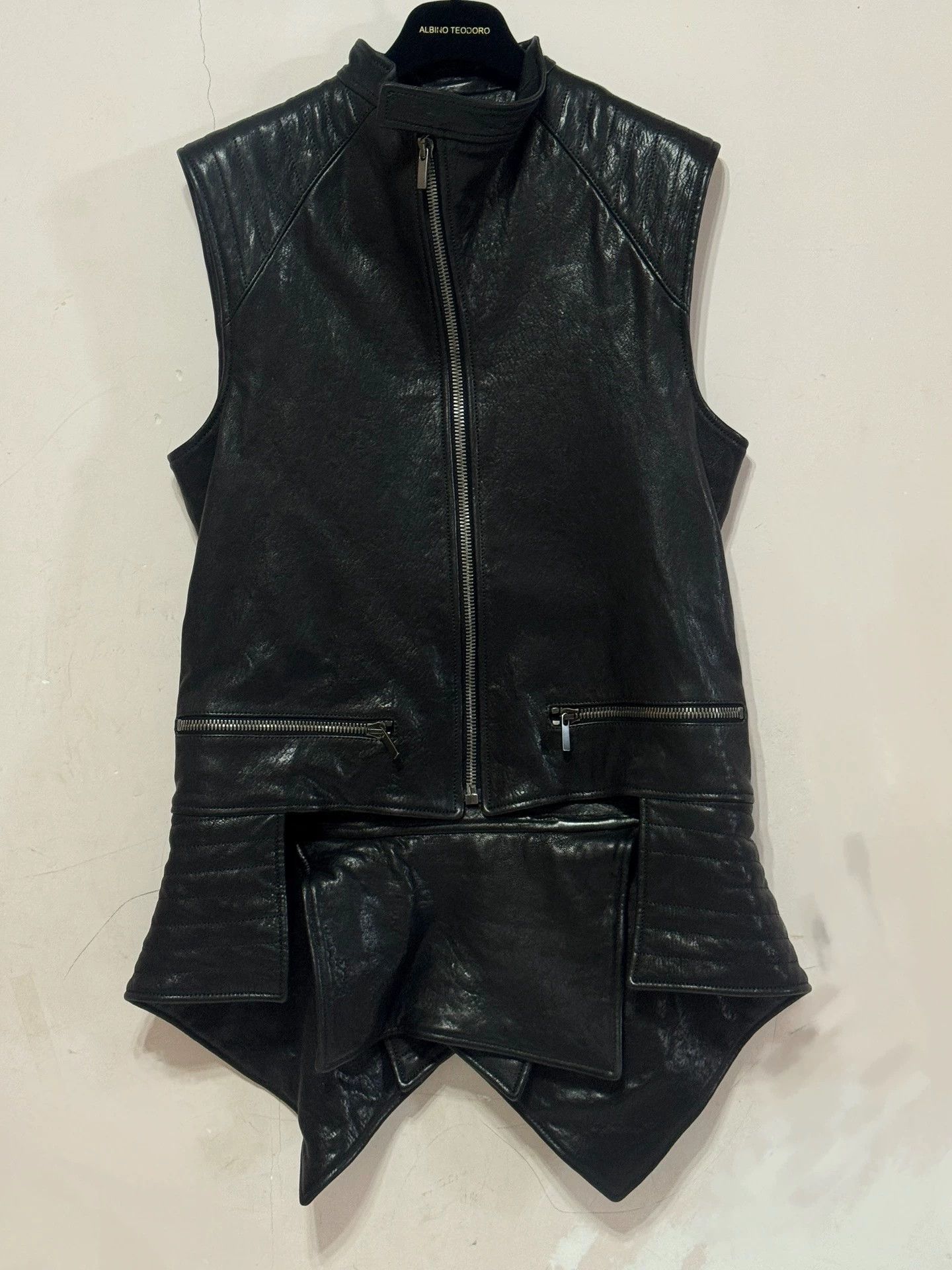 Haider Ackermann Haider Ackermann men's and women's vest/leather jacket. Size US XS / EU 42 / 0 - 1 Thumbnail