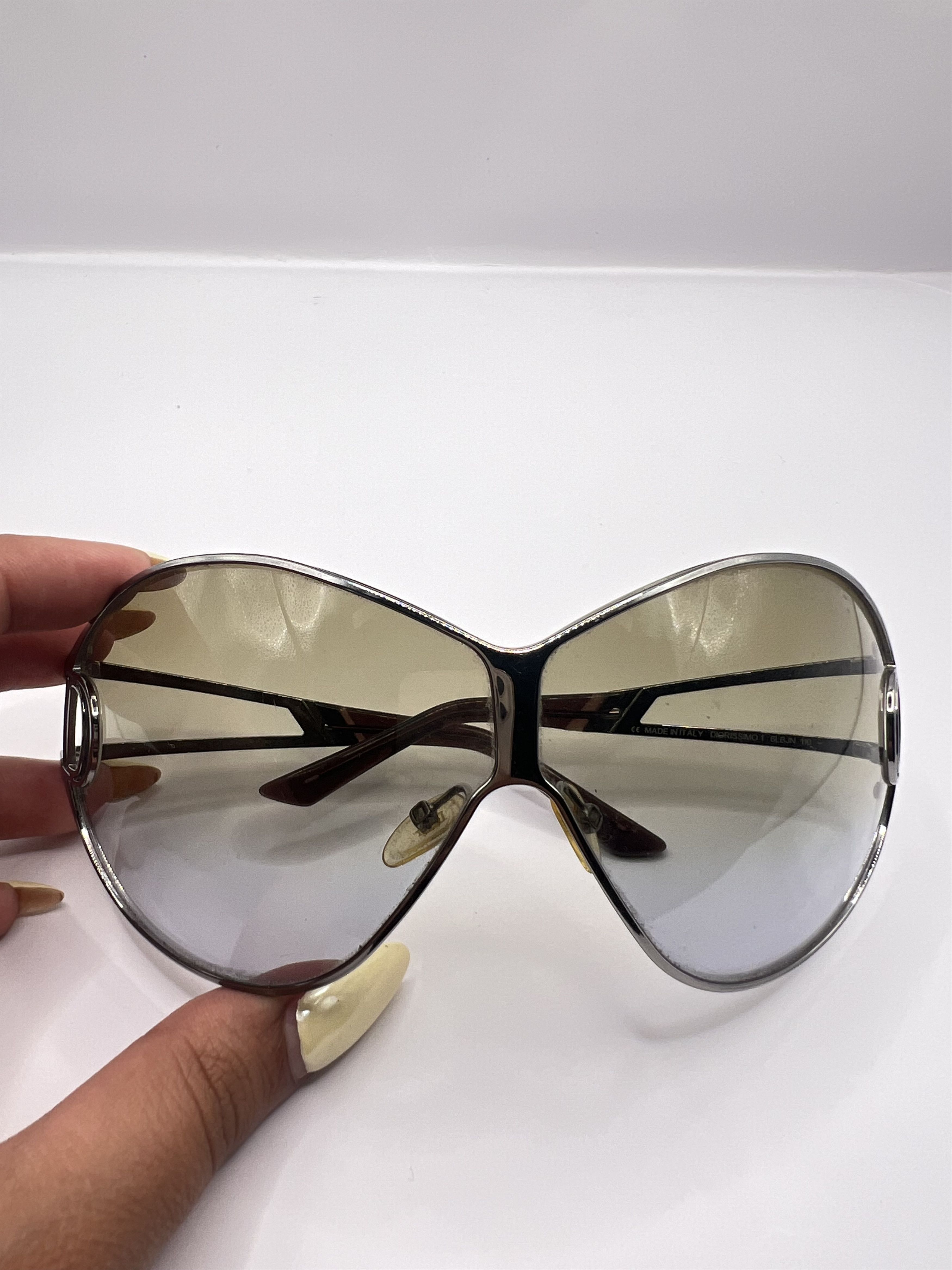 Dior Dior " Diorissimo 1 " silver sunglasses Size ONE SIZE - 13 Thumbnail