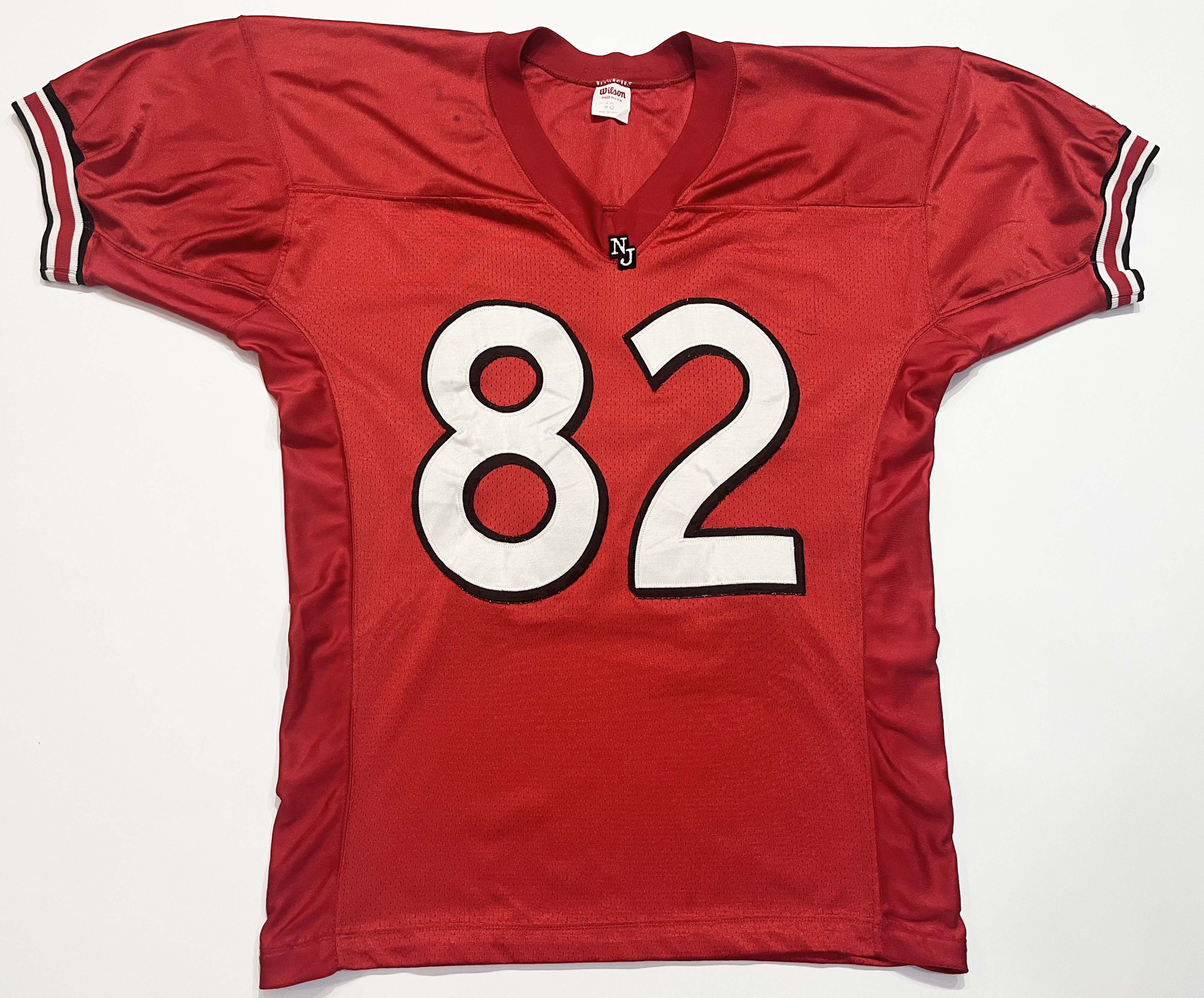Wilson Vintage Wilson New Jersey Rutgers #82 NCAA Football Jersey Size US L / EU 52-54 / 3 - 1 Thumbnail
