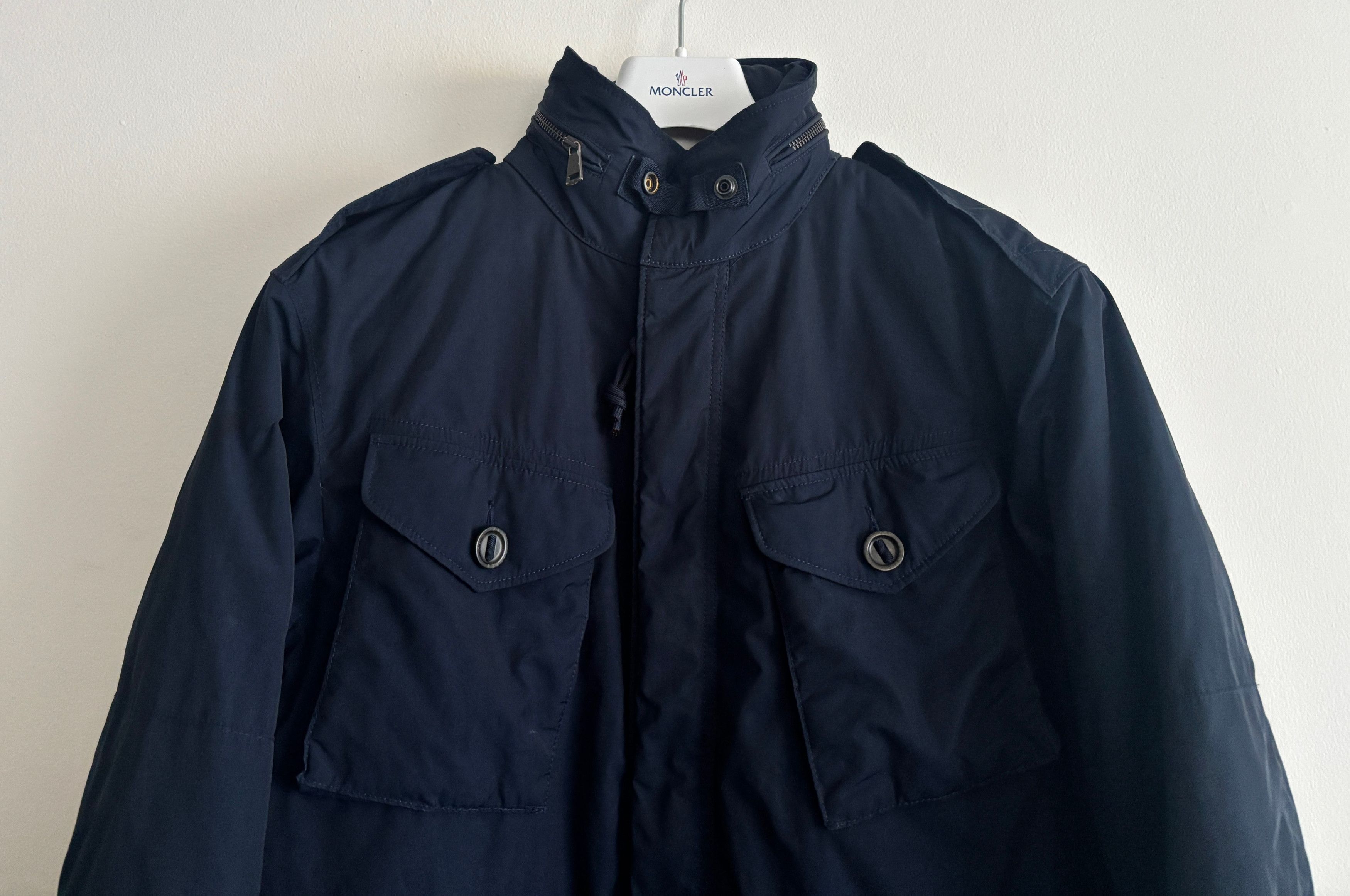 Polo Ralph Lauren $498 Navy Down M-65 Field Jacket - Medium Size US M / EU 48-50 / 2 - 2 Thumbnail