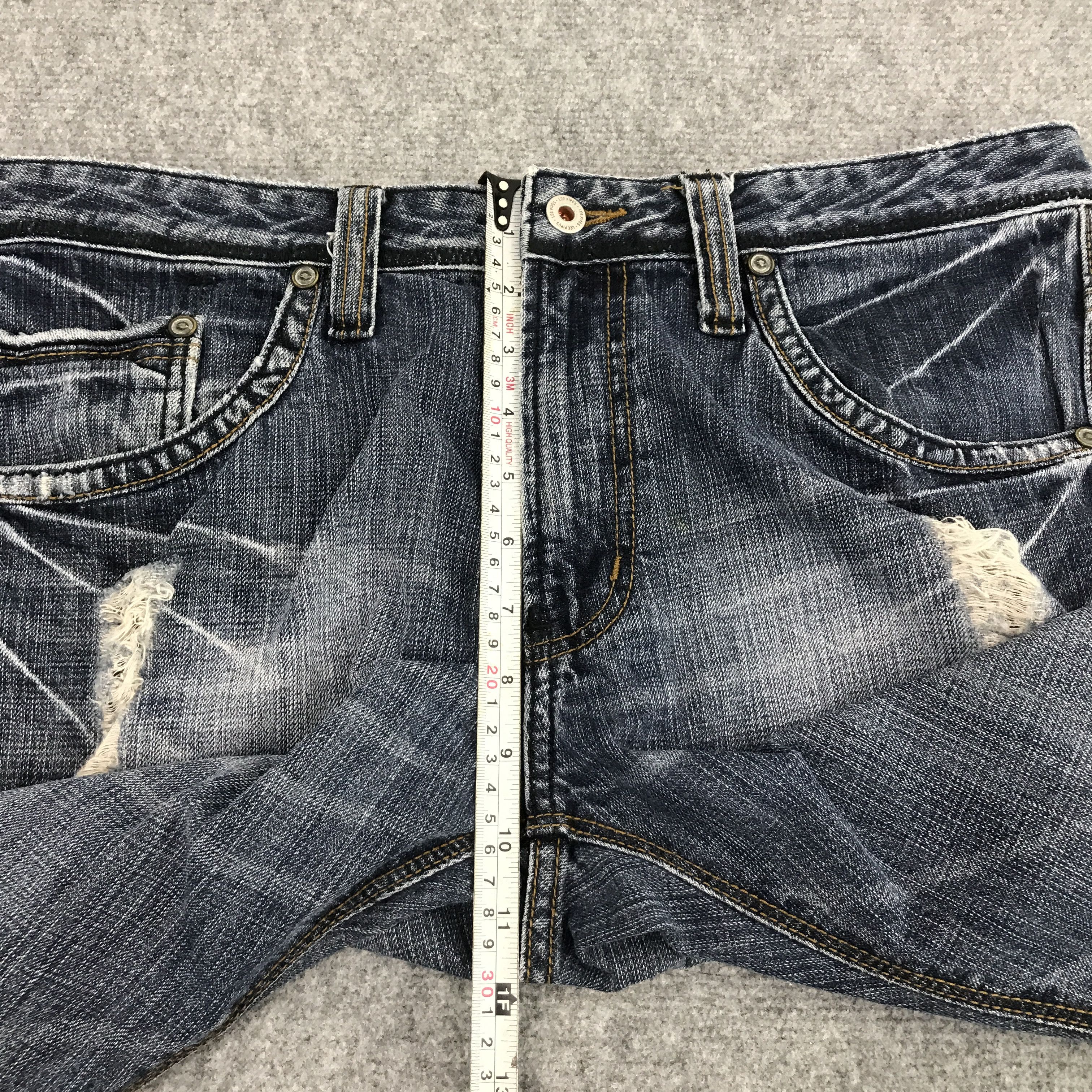 Japanese Brand × Lee Japan style denim Lee distressed jean pants Size US 34 / EU 50 - 11 Thumbnail