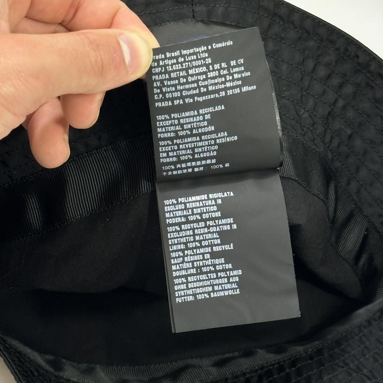 Prada Prada Milano 2020 Re-Nylon Rubber Logo Bucket Hat - S/M Size ONE SIZE - 6 Thumbnail