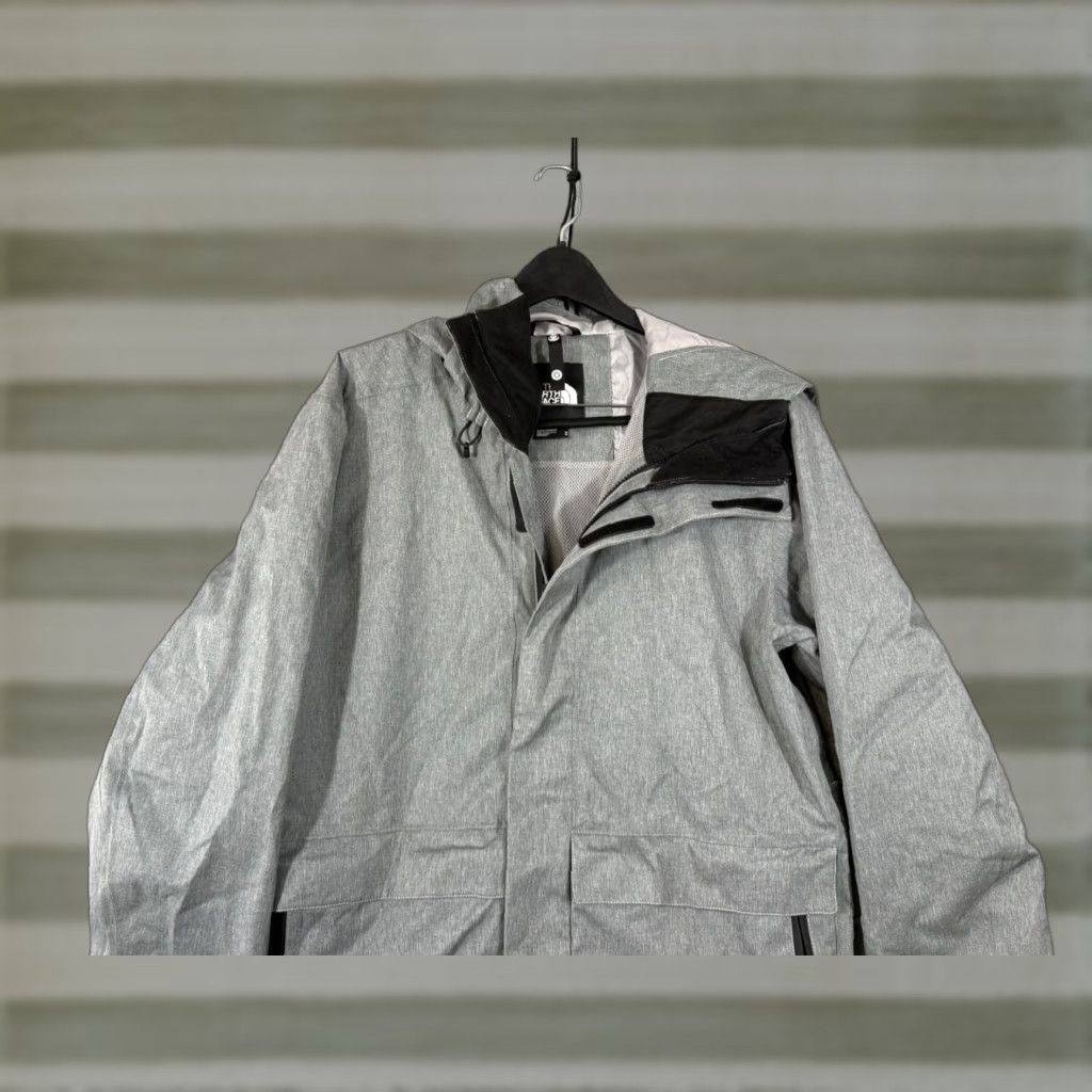 The North Face The North Face Hooded Jacket Mens M Gray Full Zip Clement Tri Climate Dryvent Lined Outdoor Utility Pockets Jacket Size US M / EU 48-50 / 2 - 1 Thumbnail
