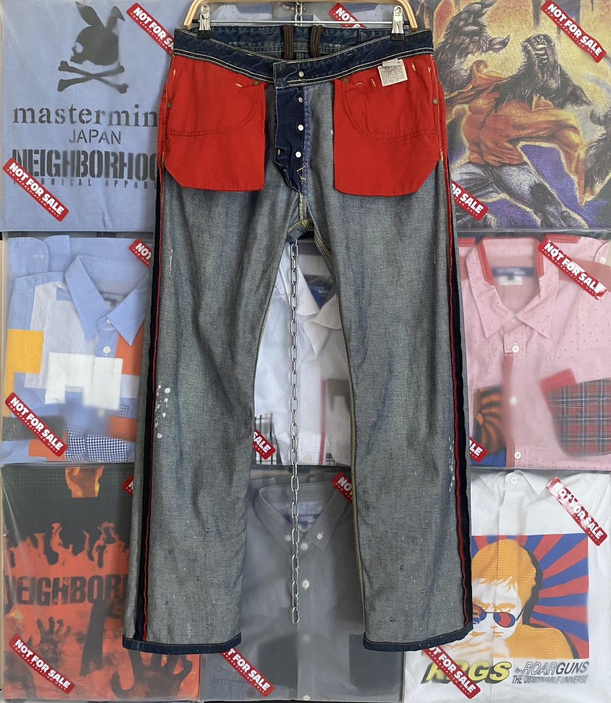 Diesel Vintage 2005 Diesel Onija Wash Denim Distressed Size US 33 - 22 Thumbnail