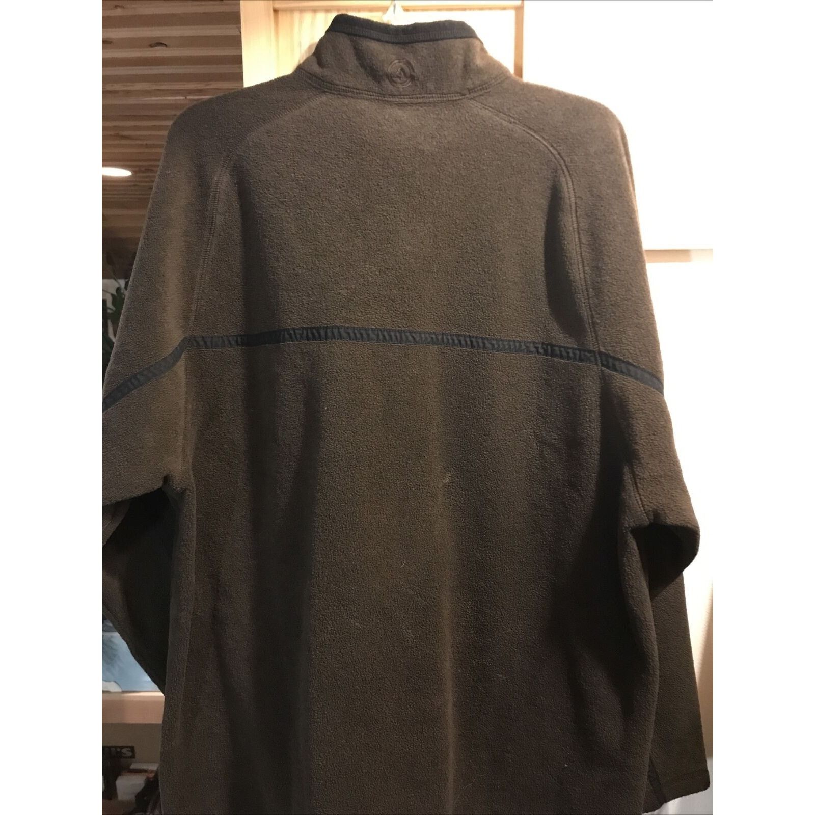 Old Navy Men’s Old Navy Fleece 1/4 Zip Pullover Brown Jacket Size XXL Size US XXL / EU 58 / 5 - 6 Thumbnail