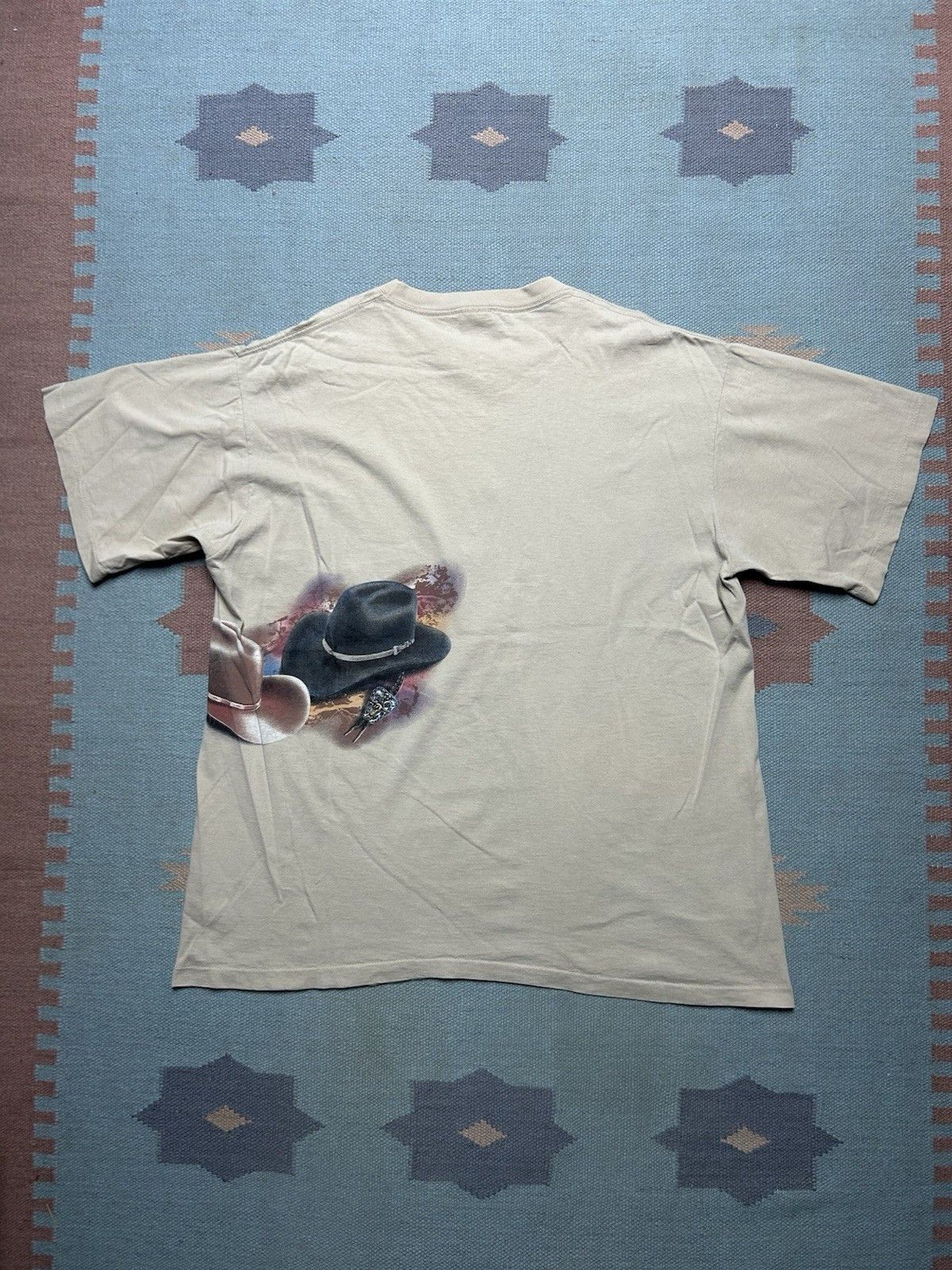 Vintage Vtg 90s t shirt Kentucky cowboy hat western single stitch XL Size US XL / EU 56 / 4 - 7 Thumbnail