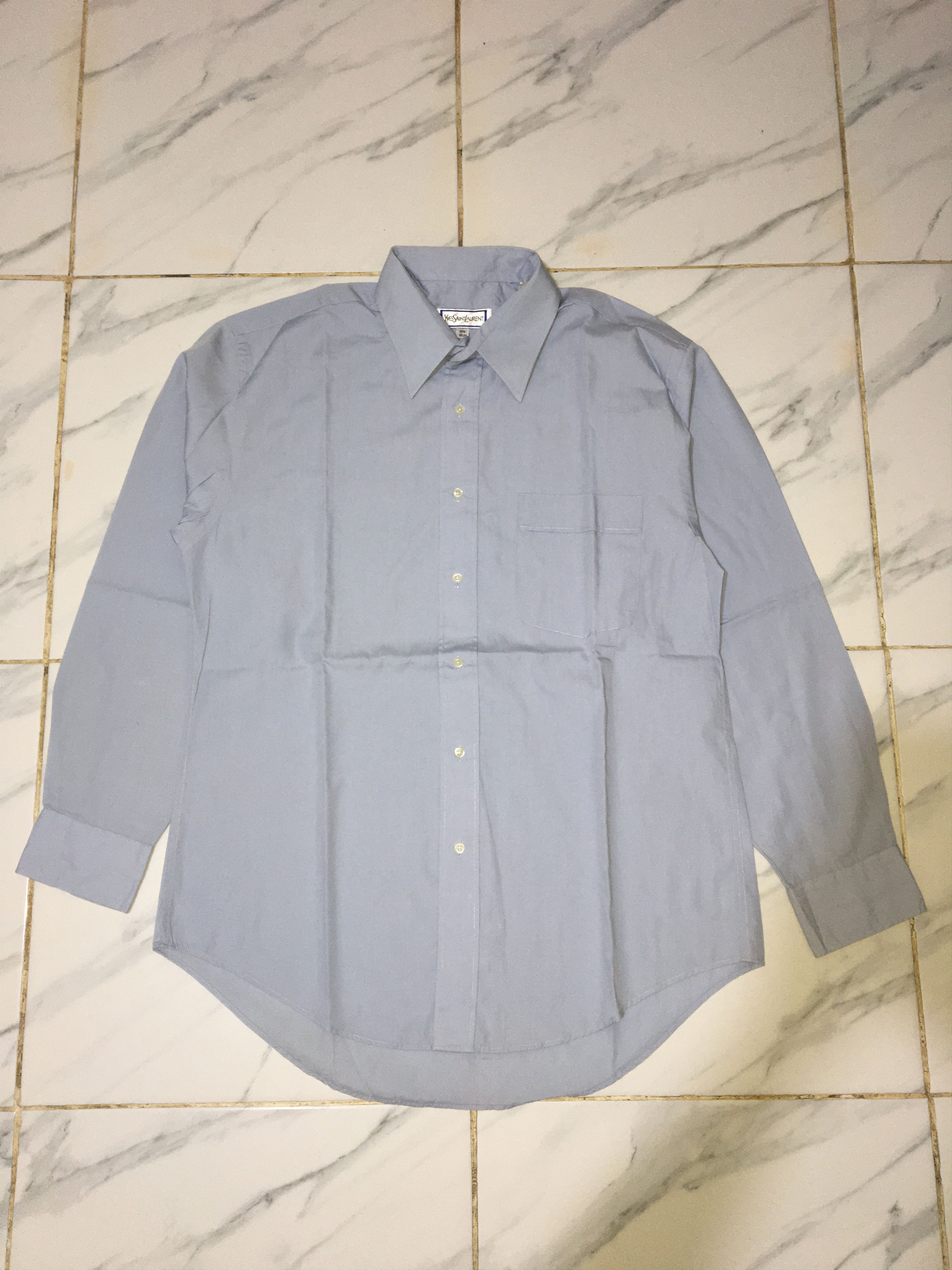 Yves Saint Laurent Yves Saint Laurent Button Ups Size US L / EU 52-54 / 3 - 1 Thumbnail