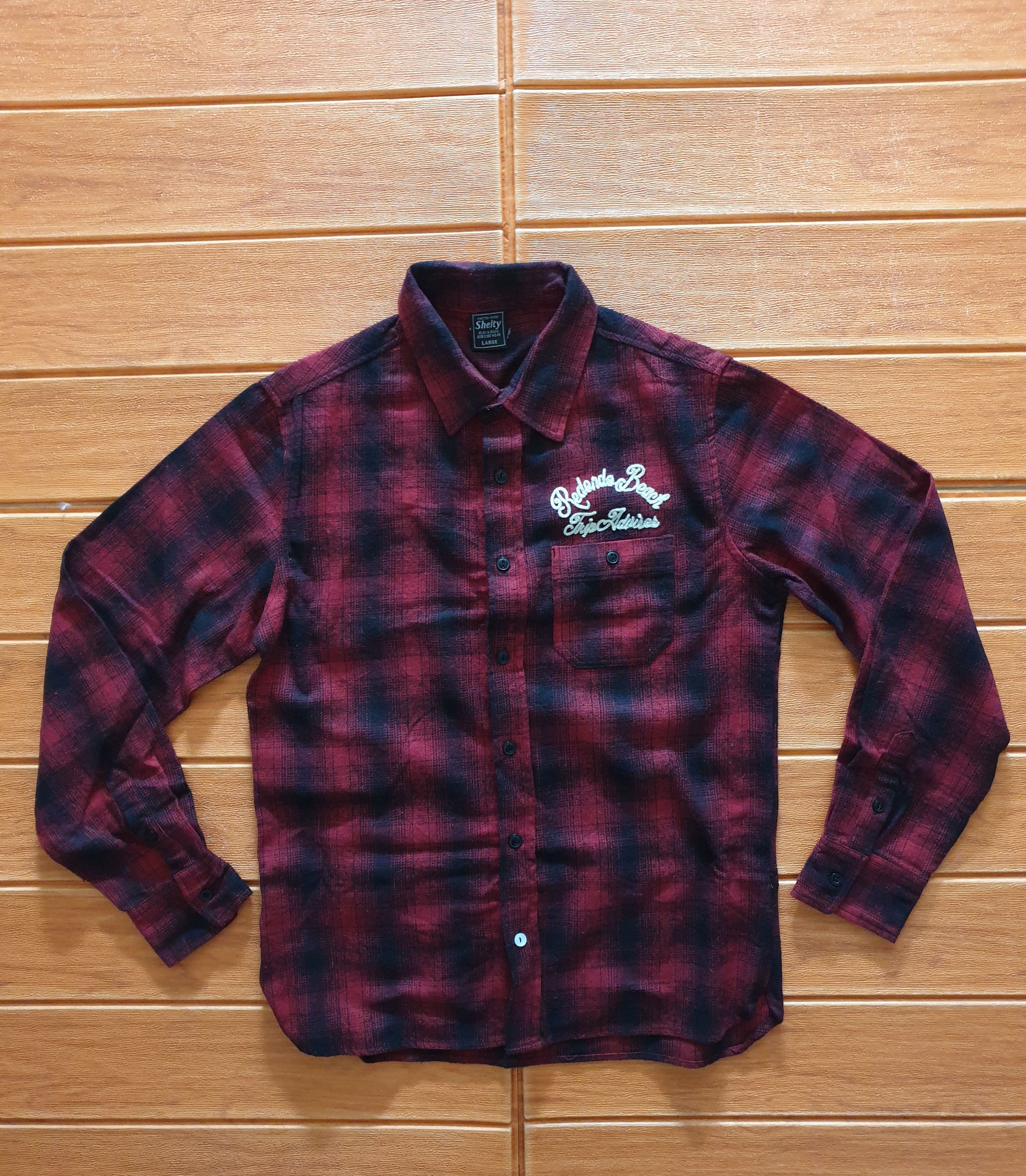 Japanese Brand × PPFM 💥Shelty master made checkered flannel Size US M / EU 48-50 / 2 - 1 Thumbnail