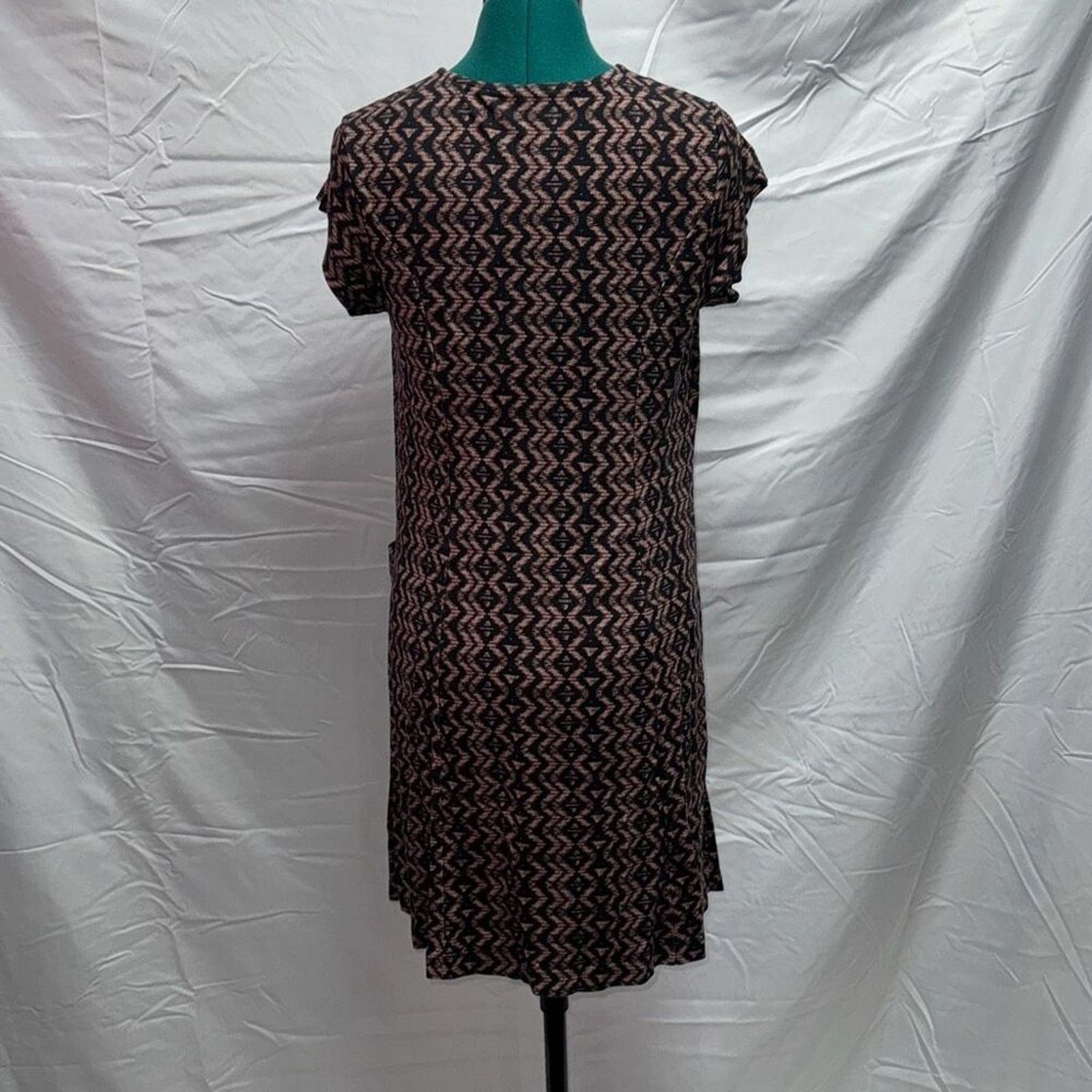Coldwater Creek Coldwater Creek Brown and Black Print Dress | Sz PM Size M / US 6-8 / IT 42-44 - 6 Thumbnail