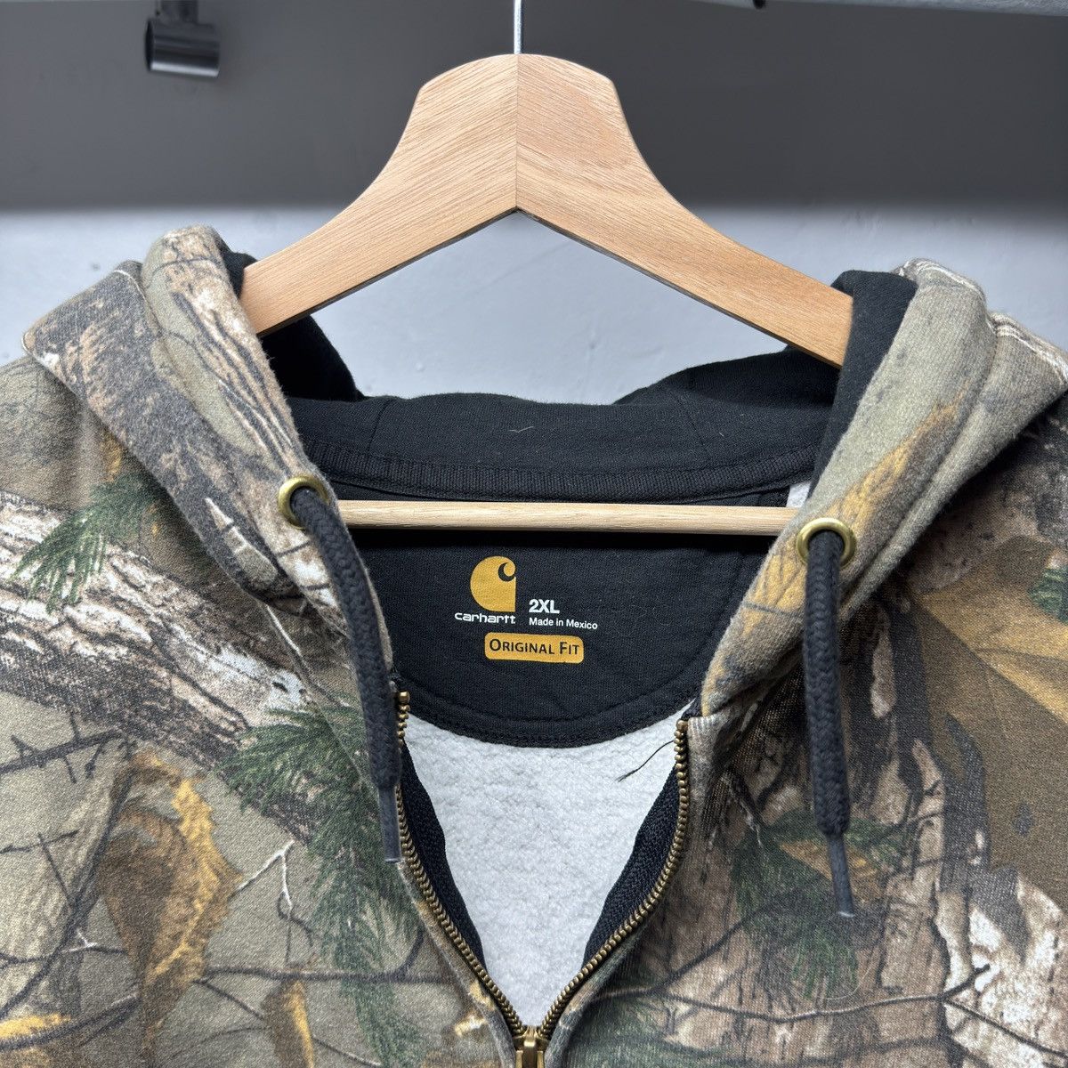 Carhartt Carhartt Realtree Camo Zip Up Hoodie ERD Grunge Chrome Size US XXL / EU 58 / 5 - 6 Thumbnail