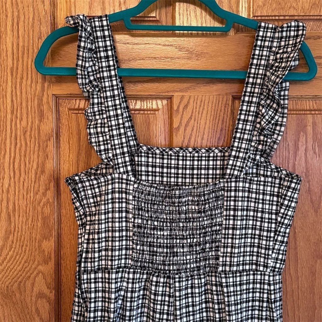 Urban Outfitters Urban Outfitters BDG Women's Checkered Jumpsuit M Ruffle Tr Size M / US 6-8 / IT 42-44 - 6 Thumbnail