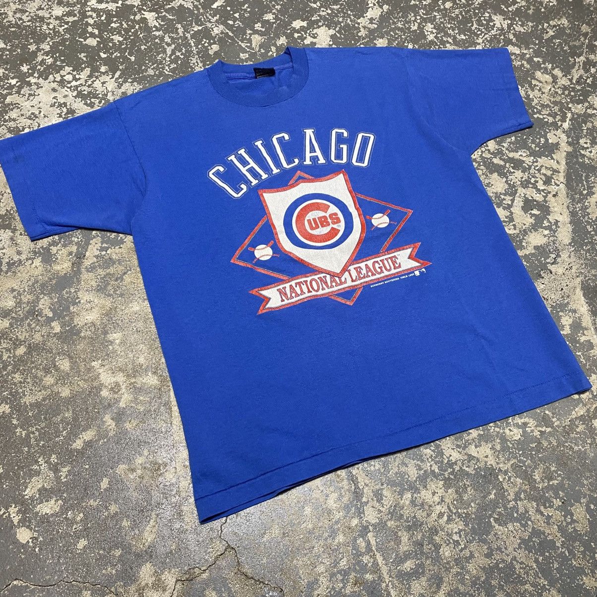 MLB × Vintage Vintage Chicago Cubs National League MLB 1992 Tshirt Size US XL / EU 56 / 4 - 8 Thumbnail