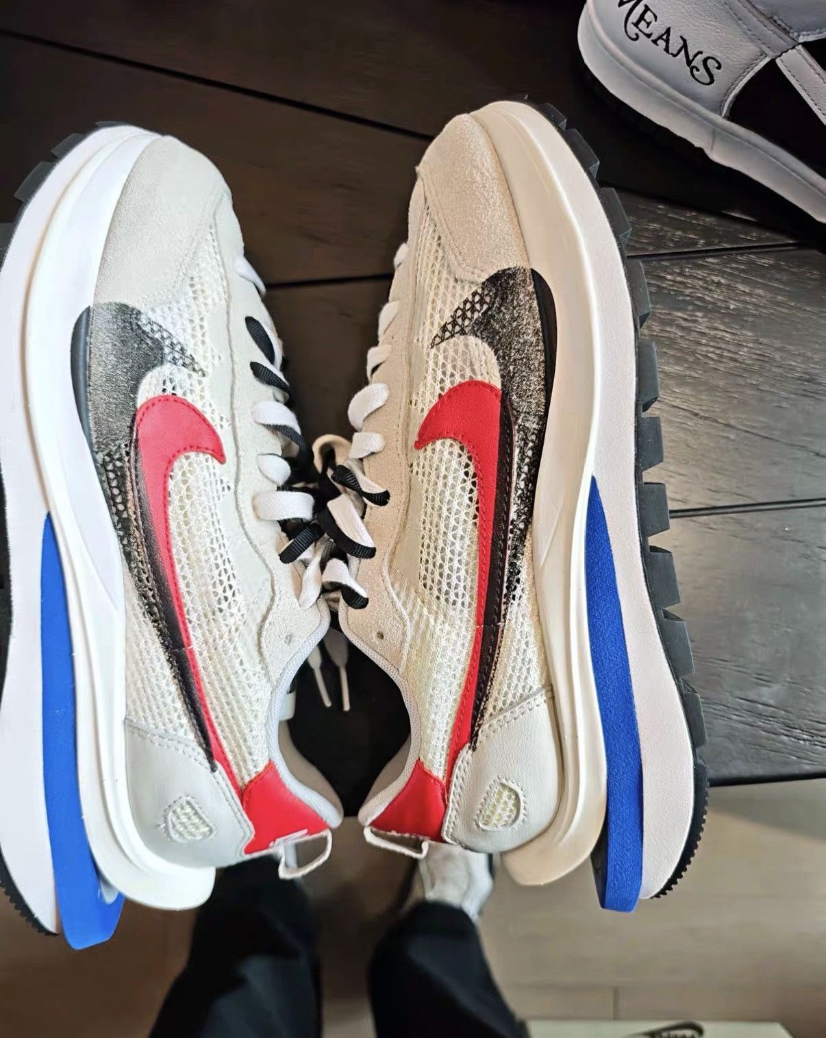 Nike × Sacai Sacai x Nike Deconstructed Grey White J42 Size US 10 / EU 43 - 4 Thumbnail