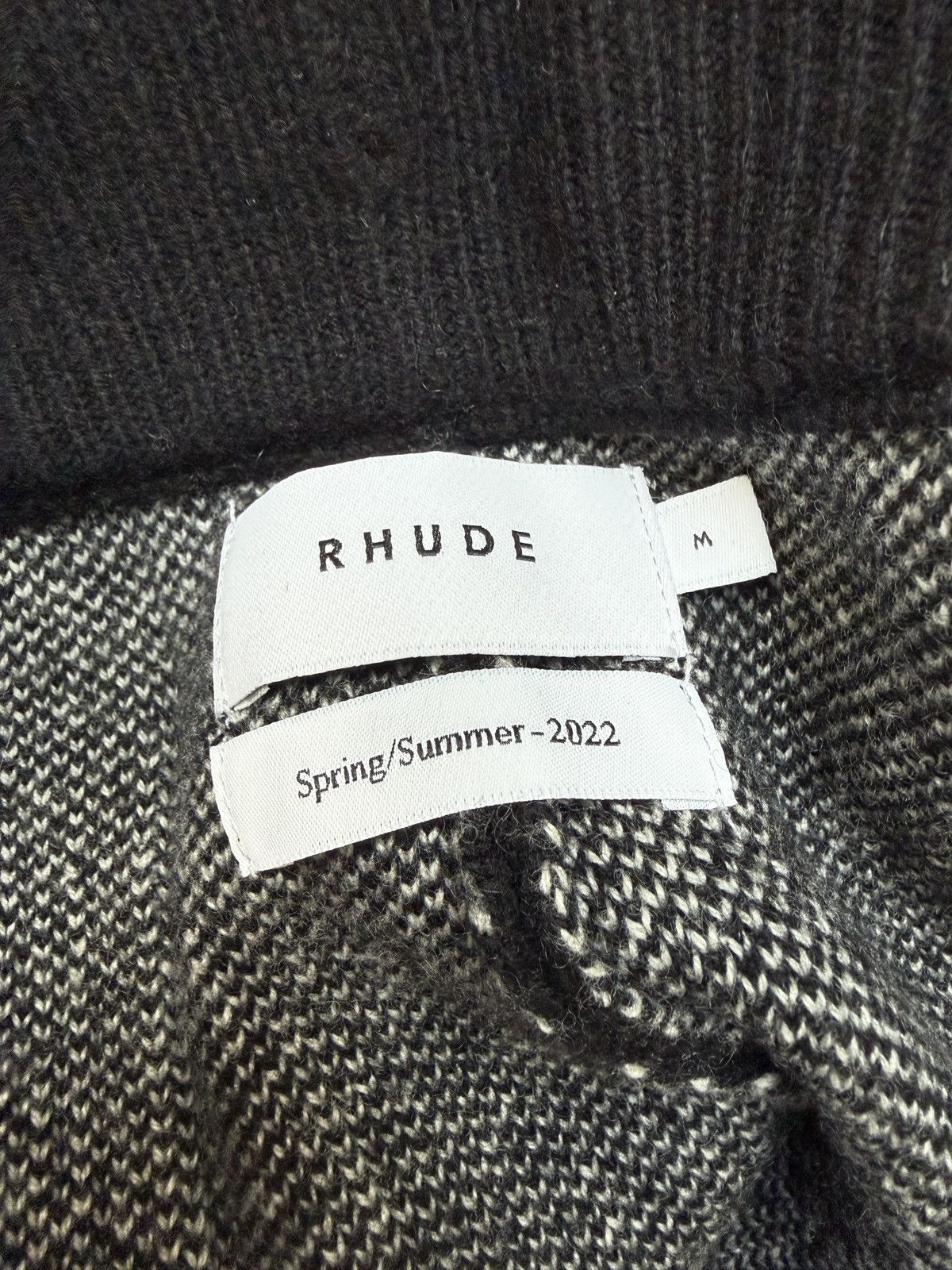Rhude Rhude Script Knit Logo Shorts Size US 32 / EU 48 - 3 Thumbnail