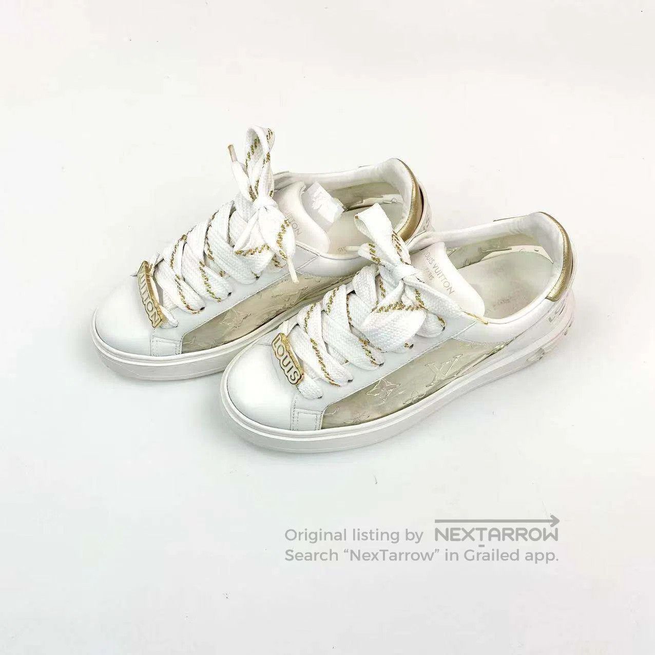 Louis Vuitton Louis Vuitton Transparent embossed logo sneakers| Size US 5.5 / IT 35.5 - 1 Thumbnail