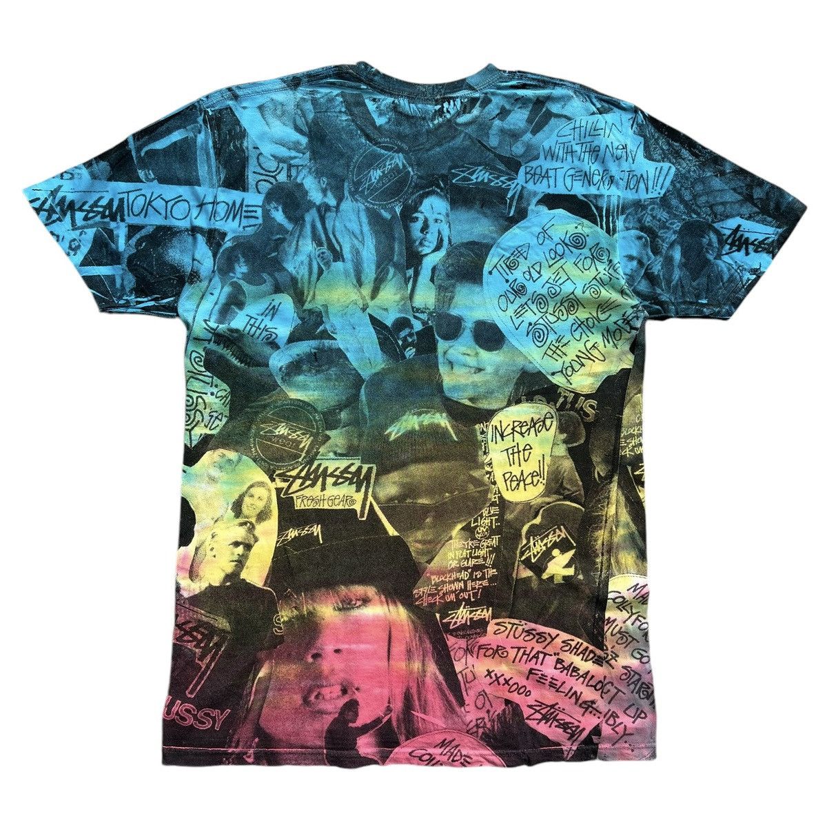 Stussy 🔥GRAIL RARE Vintage 90’s Tye Dye Og Stussy All Over Print Size US L / EU 52-54 / 3 - 9 Thumbnail