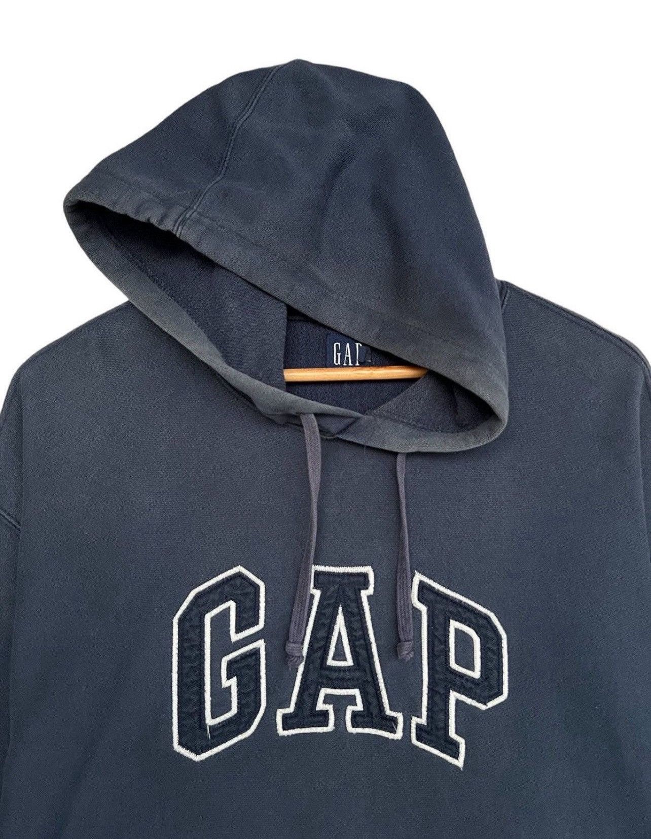Gap Vintage Gap Navy Blue Hoodie Gap Faded Hoodie Size L Size US L / EU 52-54 / 3 - 4 Thumbnail