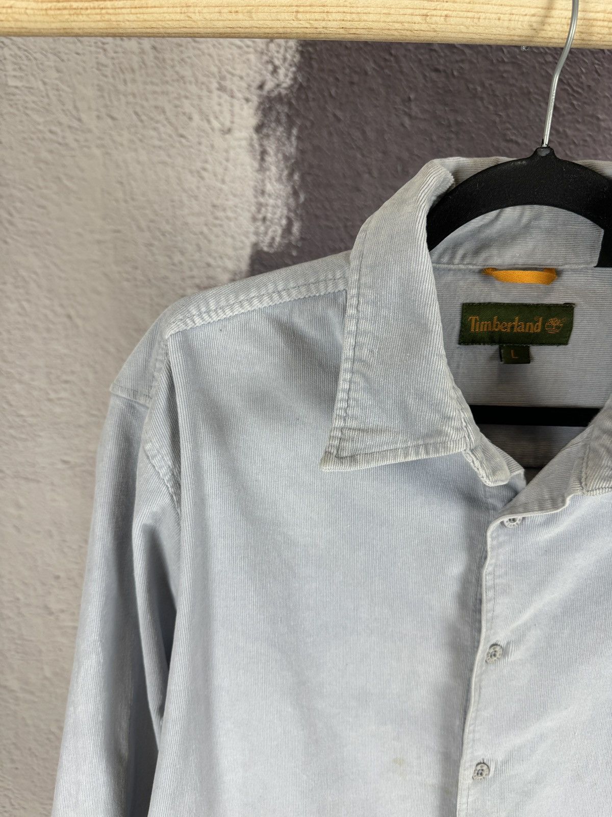 Timberland Timberland vintage 90s heavy corduroy blue grey shirt Size US L / EU 52-54 / 3 - 3 Thumbnail