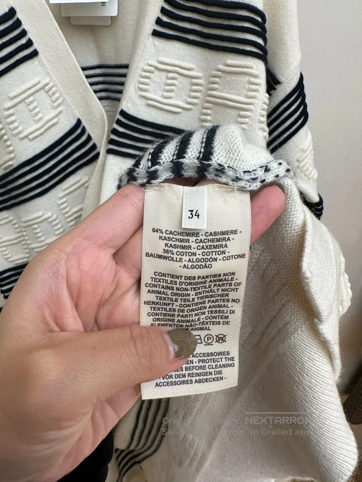 Hermes Hermes Pig Nose Pattern Sweater. Size US XS / EU 42 / 0 - 4 Thumbnail