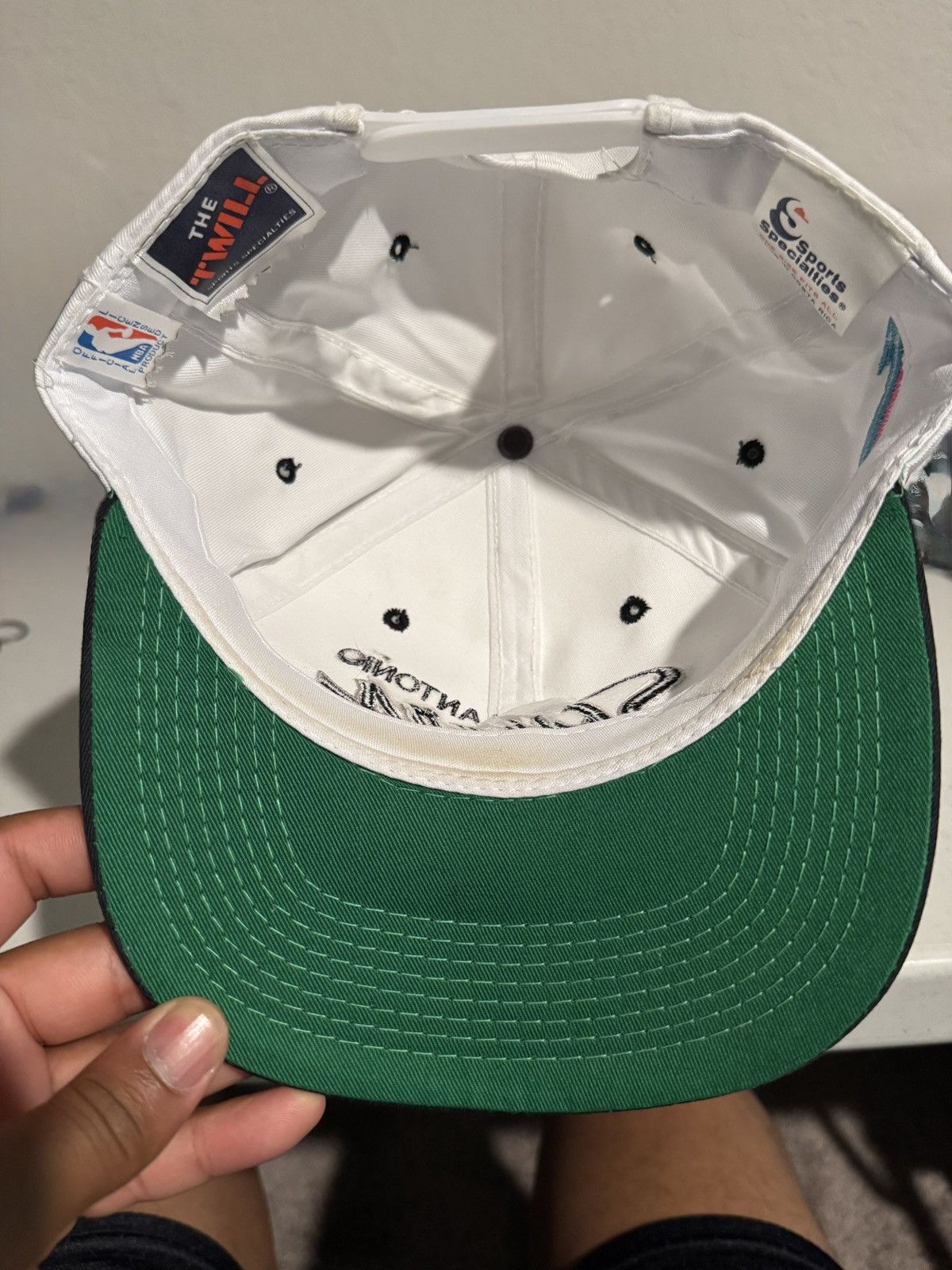 Sports Specialties San Antonio Spurs snapback hat 1990’s Size ONE SIZE - 7 Thumbnail