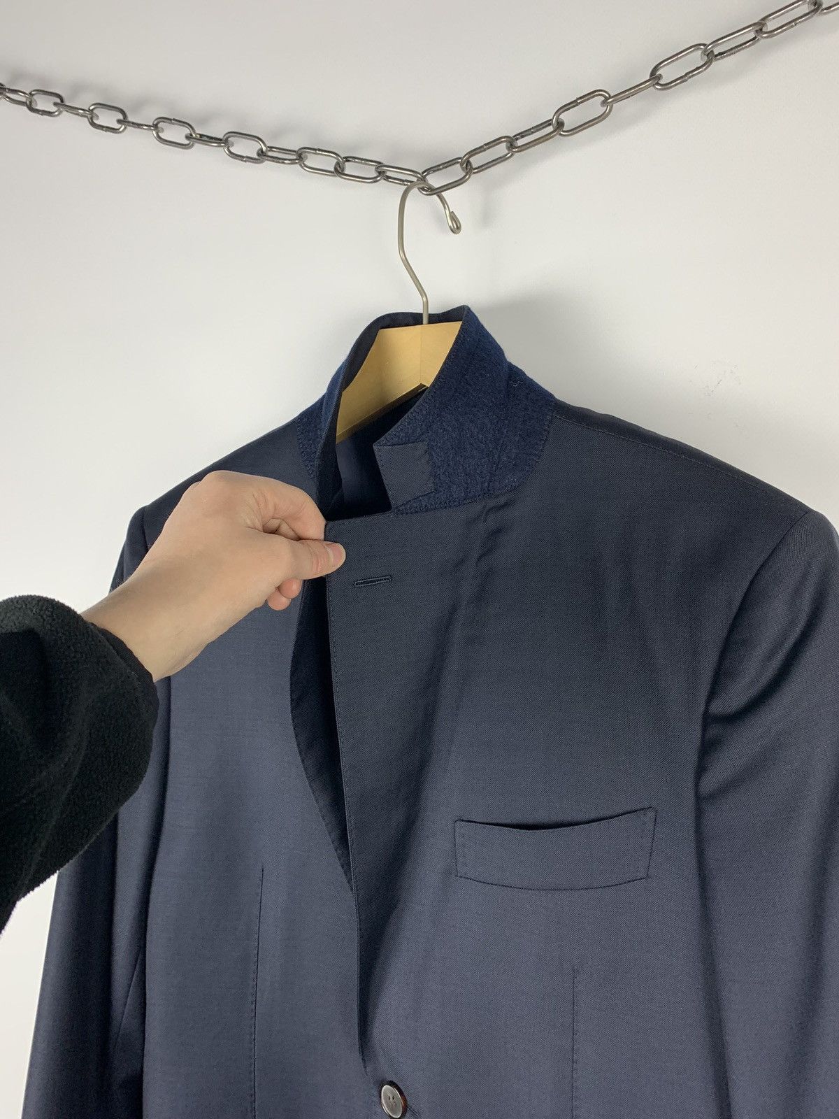 Suitsupply Suitsupply Blazer 36S Lazio Single Breasted Slim Super 110s Size 36S - 14 Thumbnail