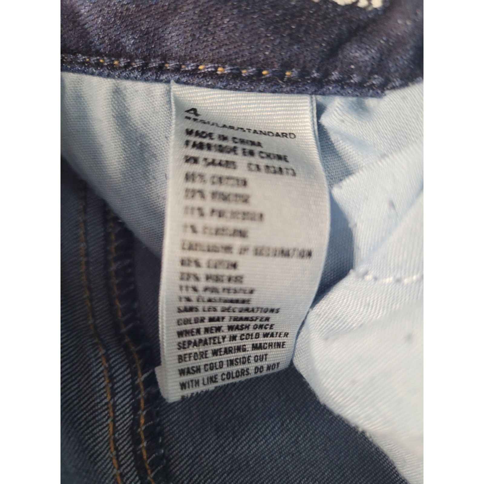 American Eagle Outfitters American Eagle Jeggings Denim High Rise Super Stretc 28W/27L Size 27" / US 4 / IT 40 - 3 Thumbnail
